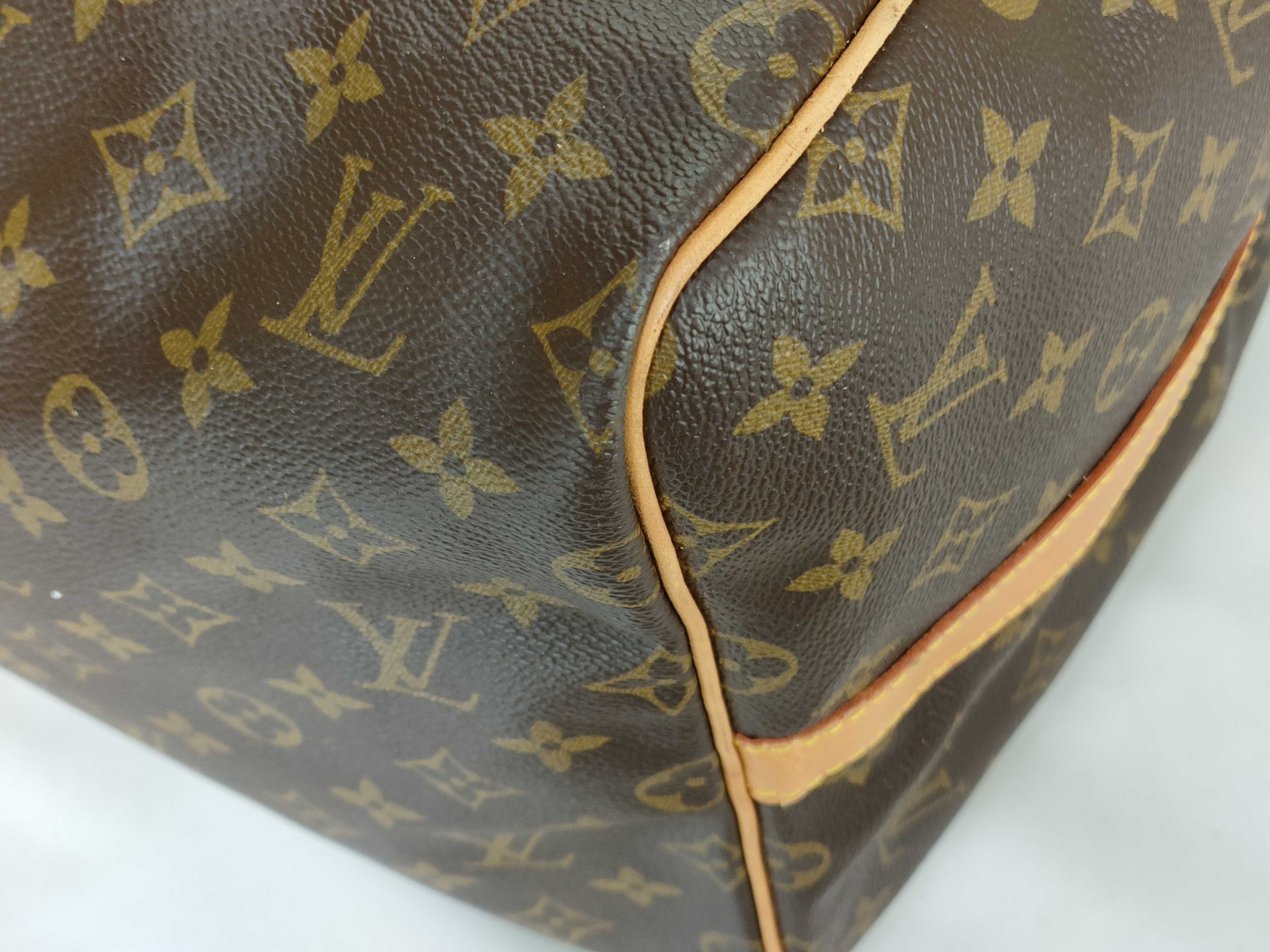 Monogram Keepall Bandoulière 55 M41414 Brown TH0935 Boston Bag — view 8