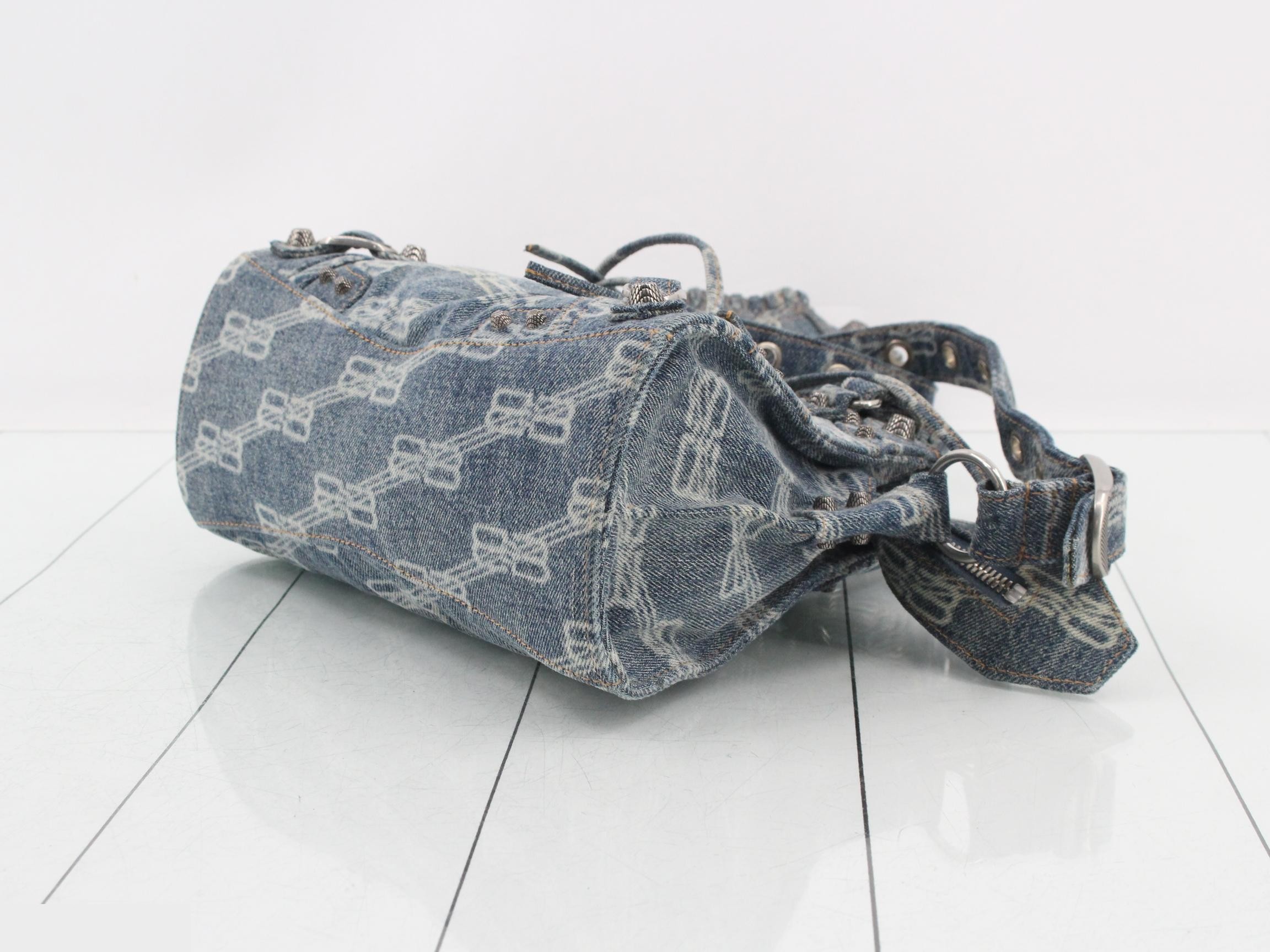 The City Shoulder Bag - Denim — view 6