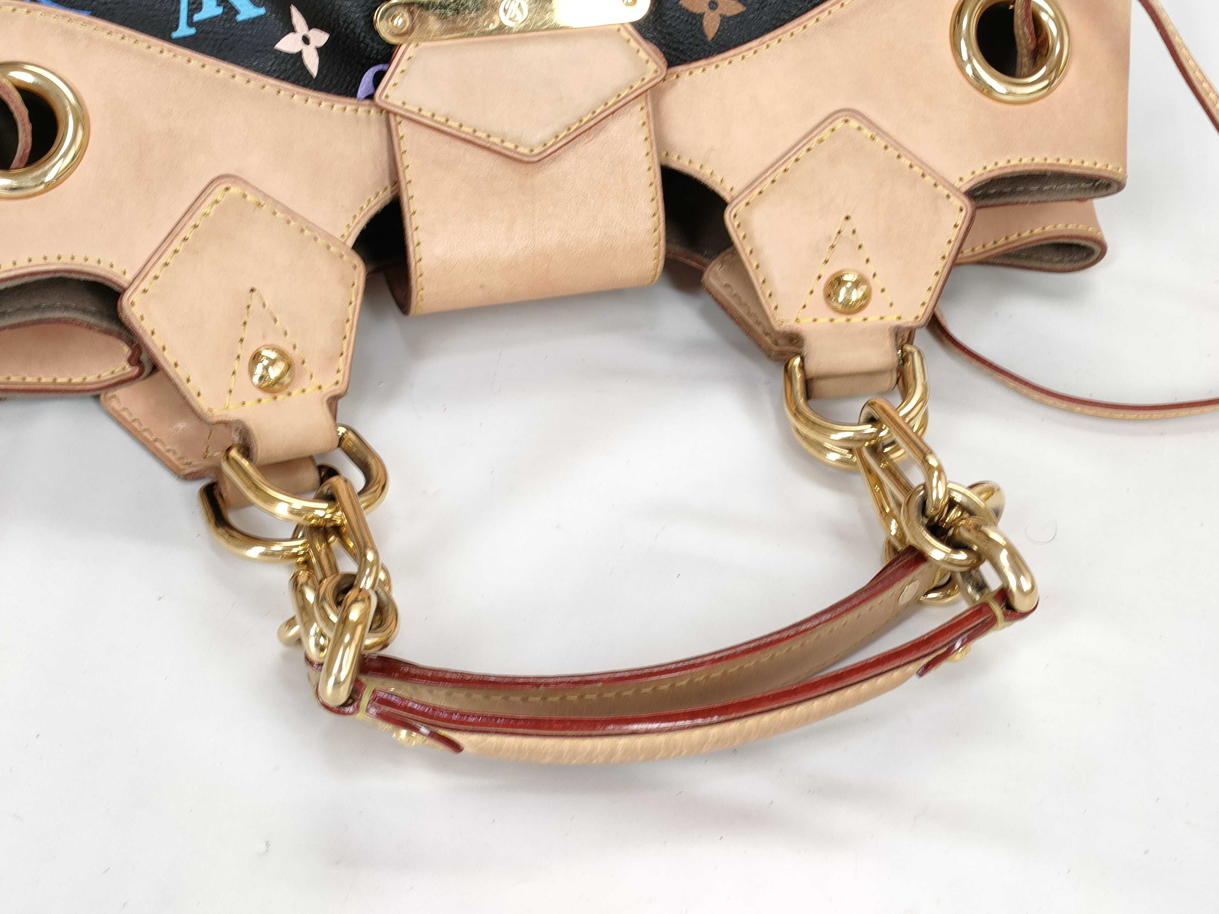 Monogram Multicolor Ursula Black Handbag — view 3