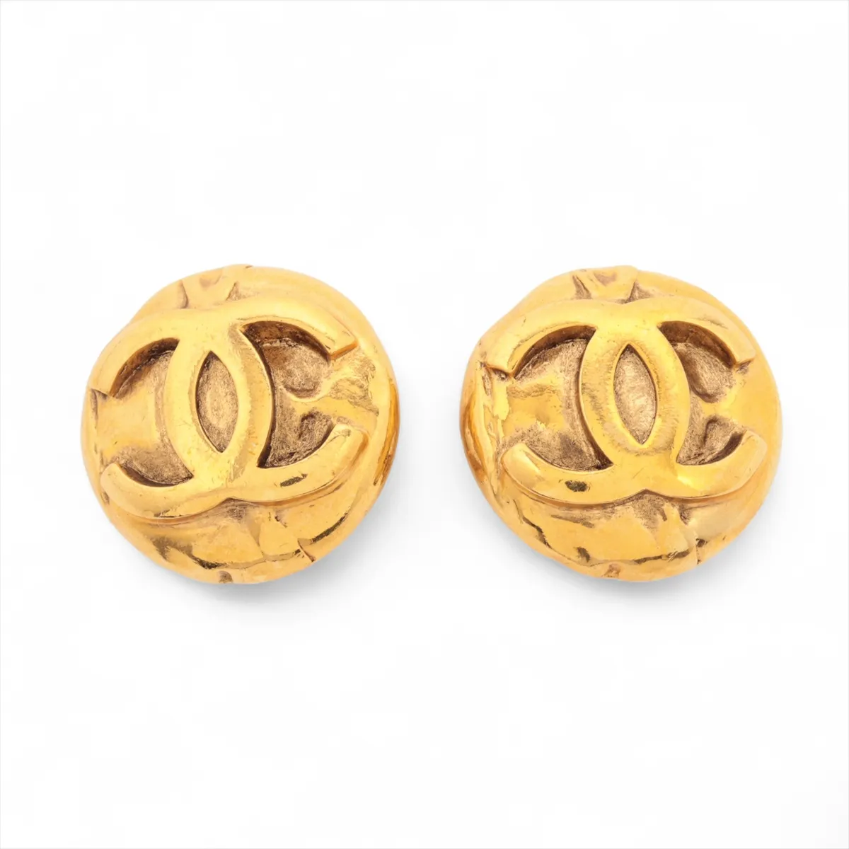 Coco Mark 96A Earrings (Pair) GP Gold -