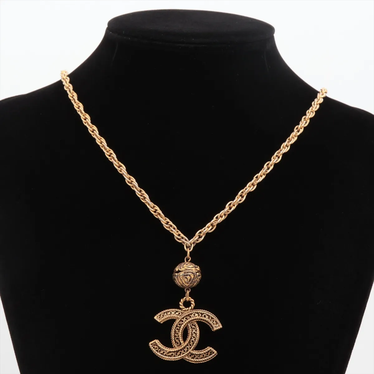 Coco Mark 3618 Necklace, GP Gold. Shows signs of wear, — view 5