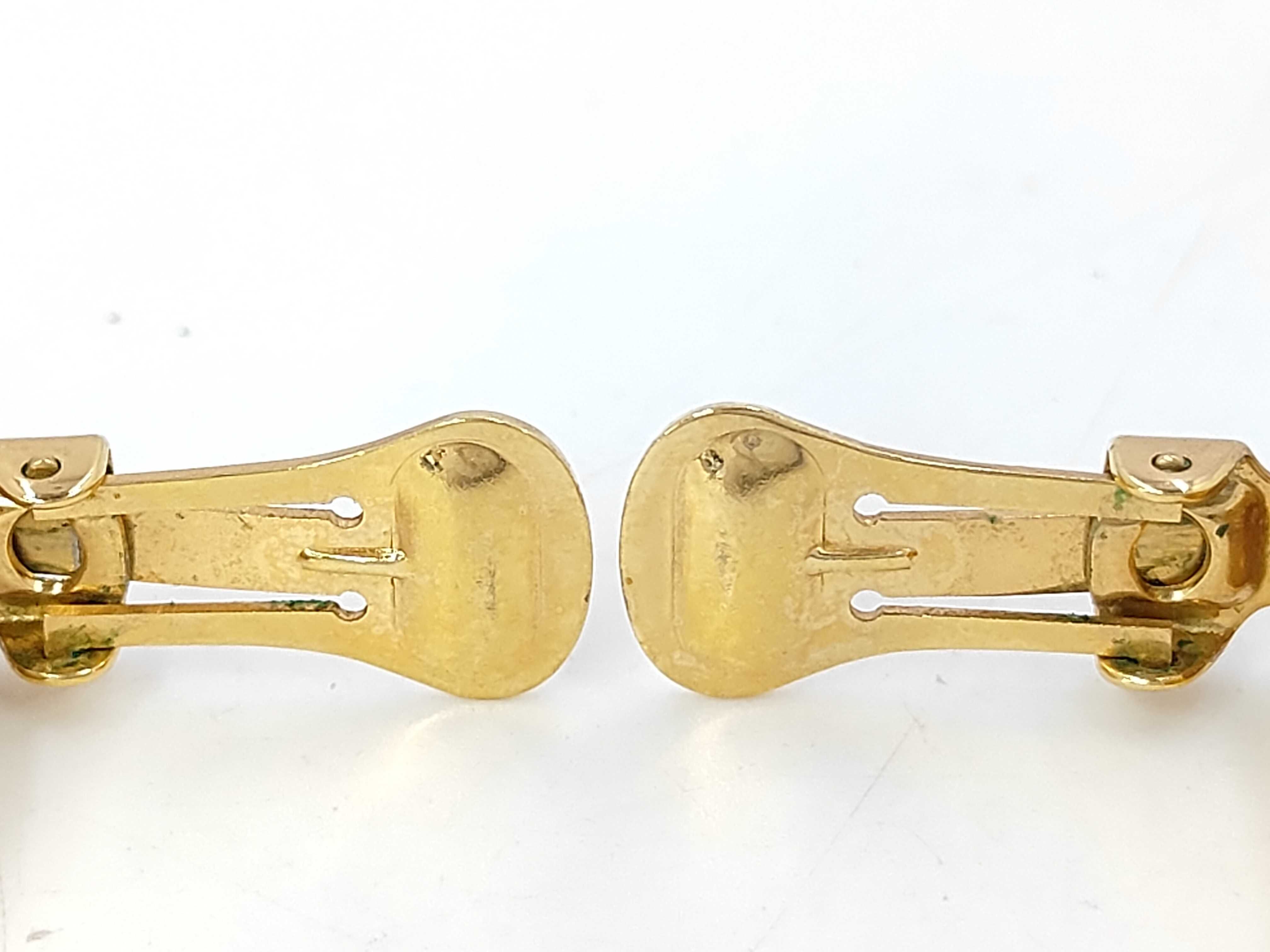 Half Hoop Gold Earrings (YG) — view 3