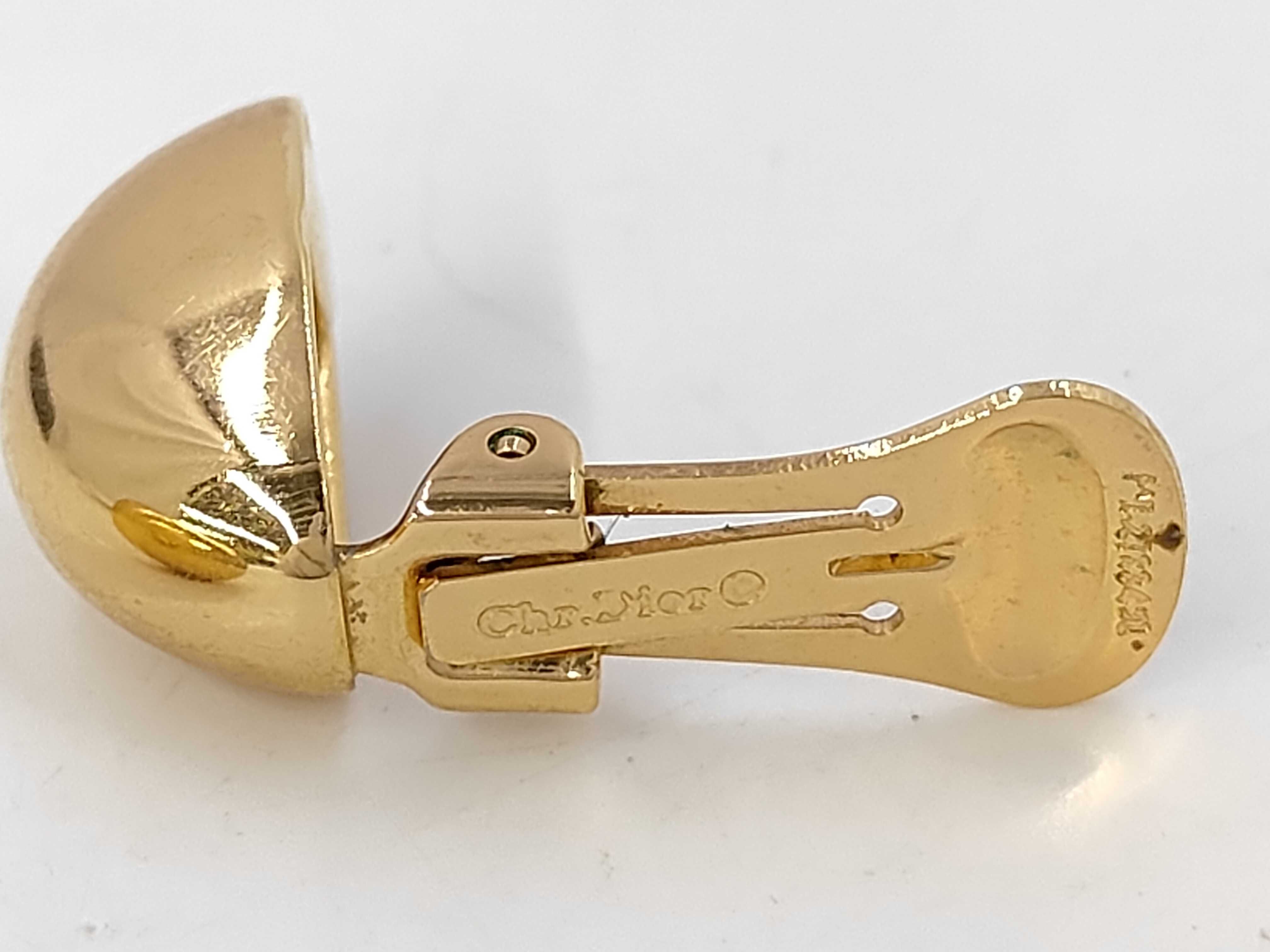 Half Hoop Gold Earrings (YG) — view 4