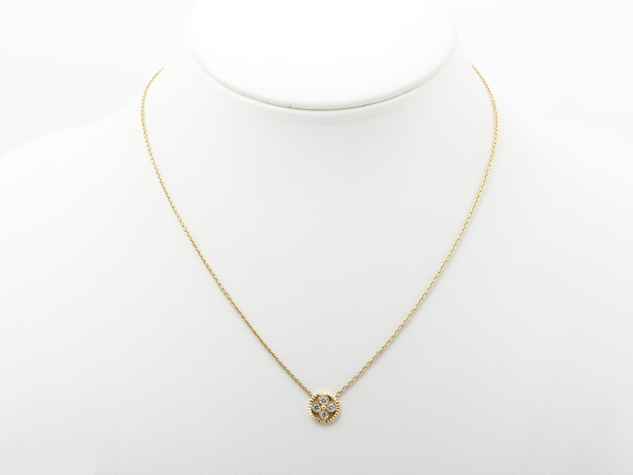 Pendant Sun Blossom 750PG Diamond 0.19ct — view 6