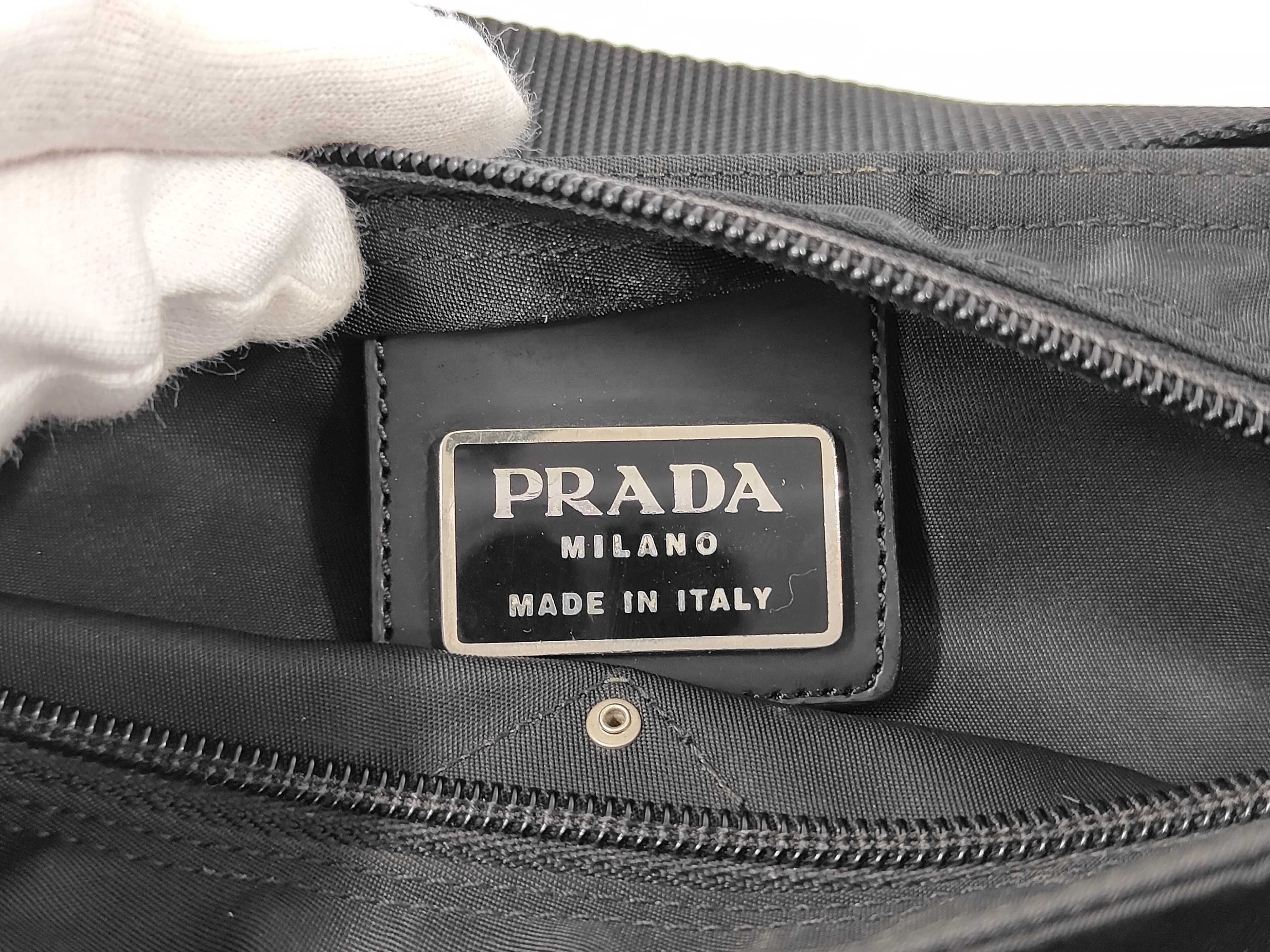 Black Nylon Shoulder Bag — view 7