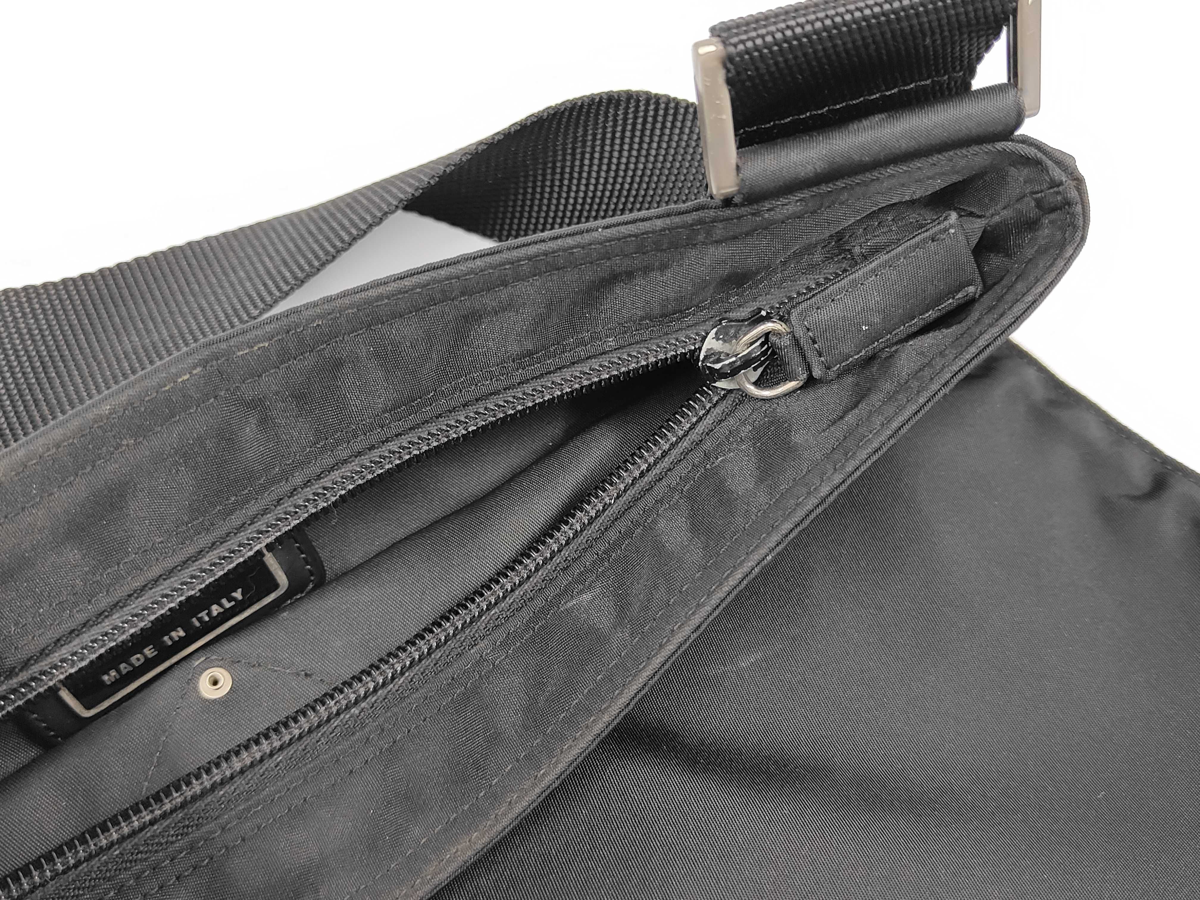 Black Nylon Shoulder Bag — view 8