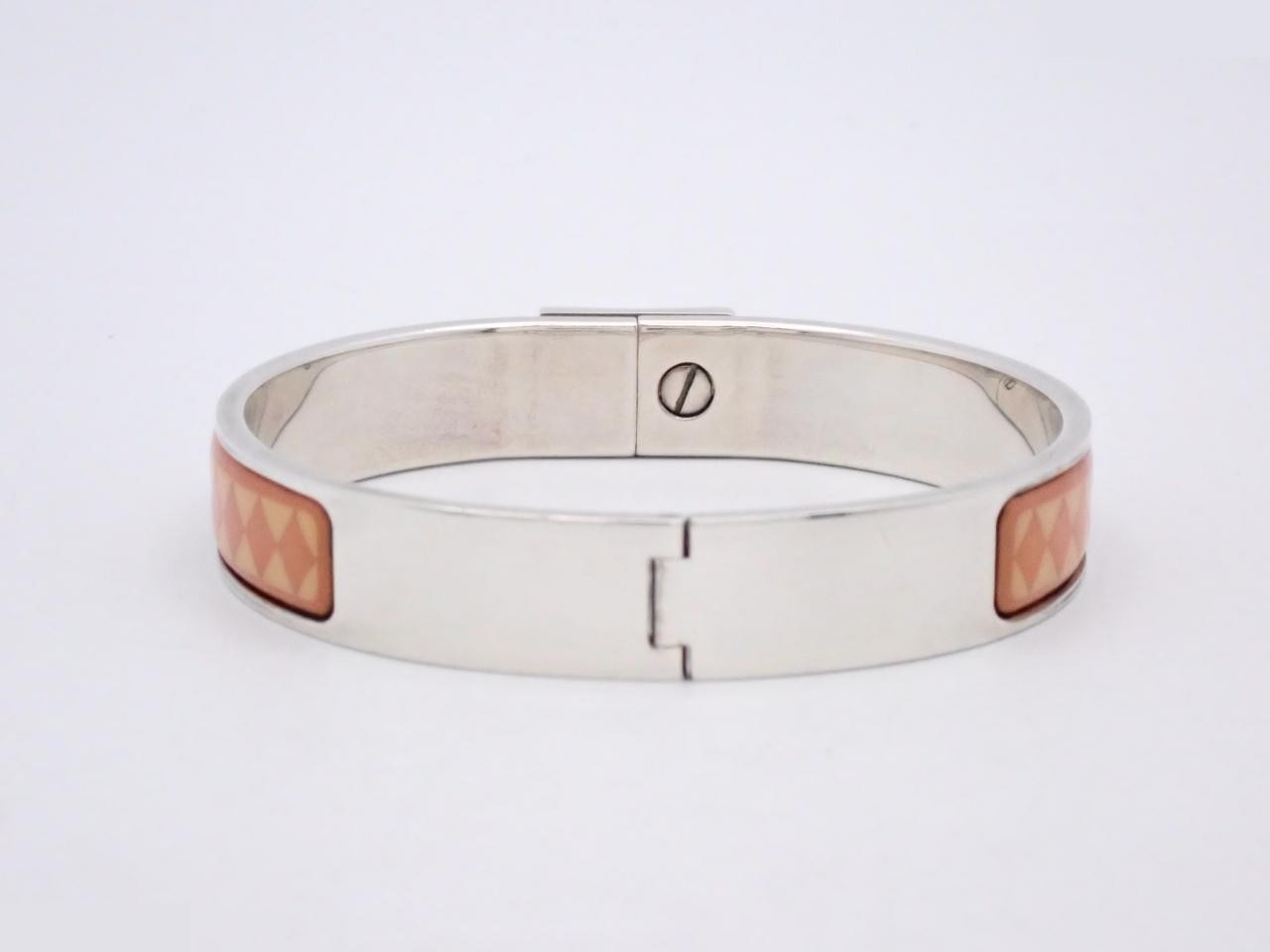 enamel bracelet, orange, SV925 / 42.0g — view 2