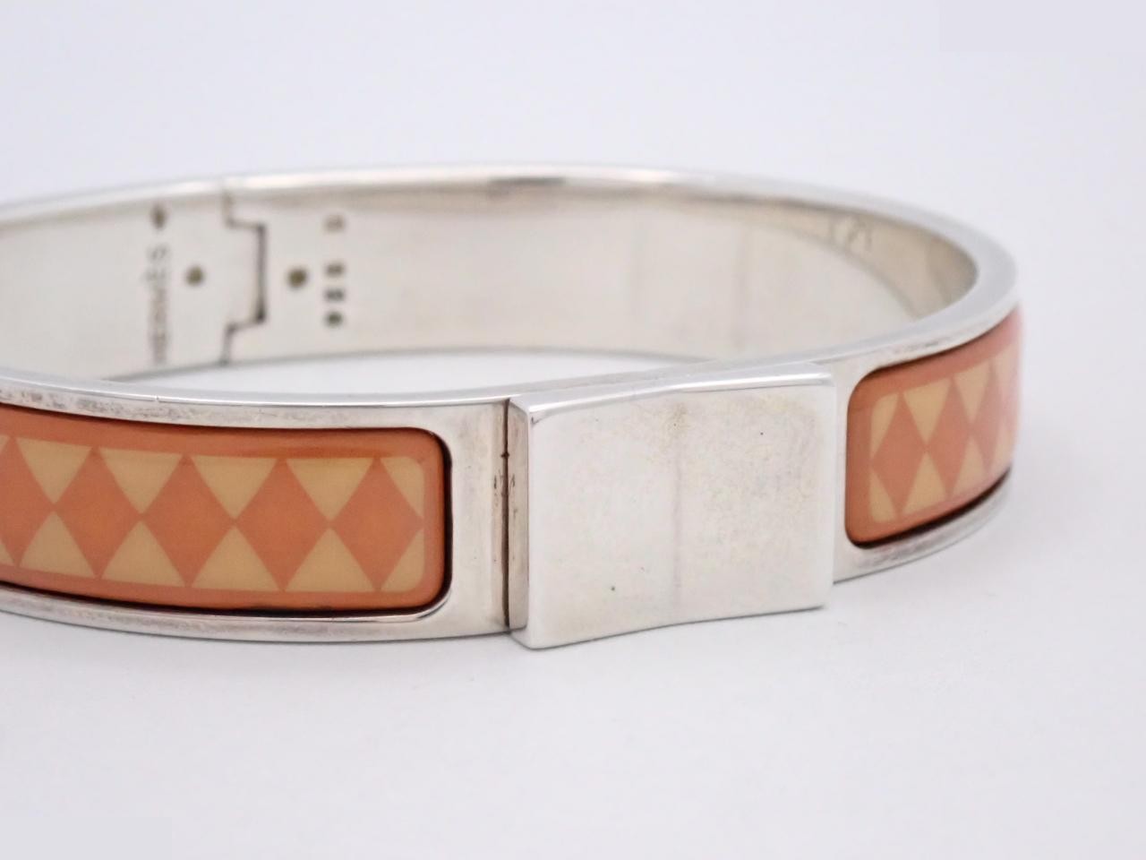 enamel bracelet, orange, SV925 / 42.0g — view 3