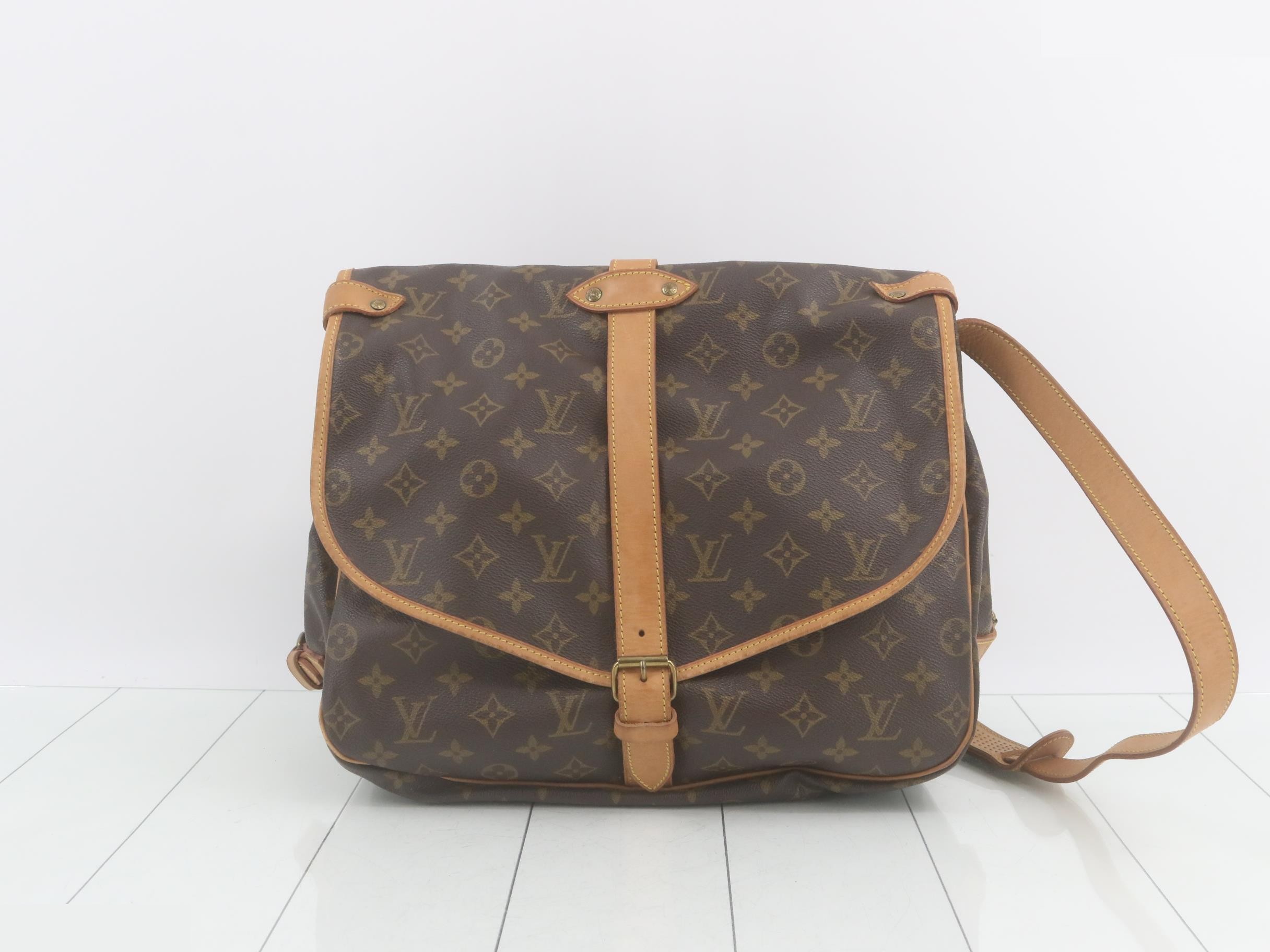 Saumur Monogram Shoulder Bag