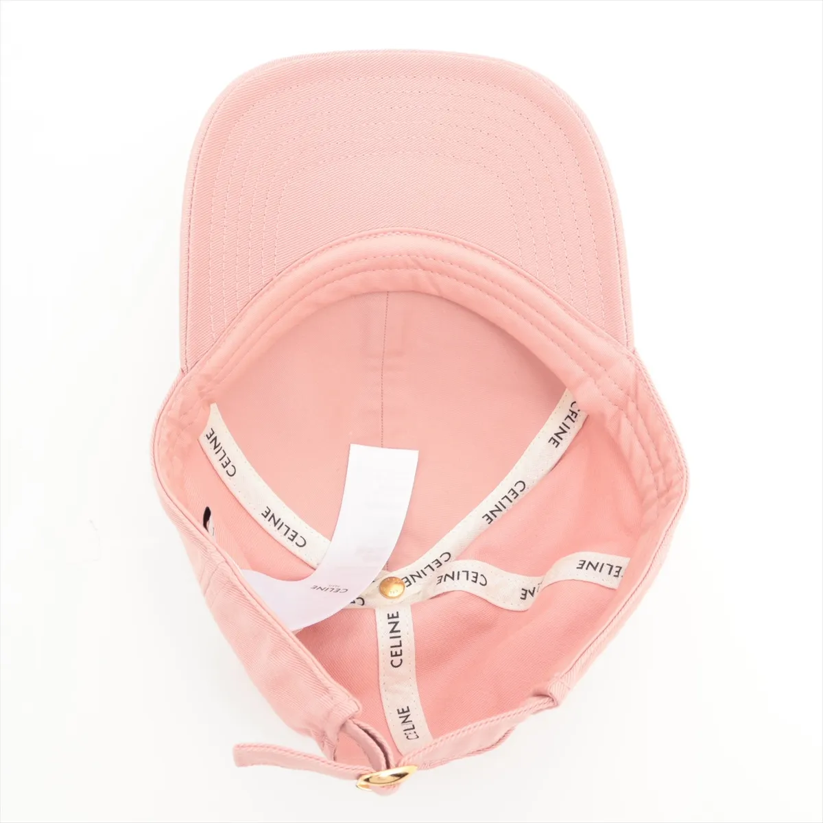 2AUT6234X Triomphe Cap, Size L, Cotton, Pink. (Slight wear, — view 4