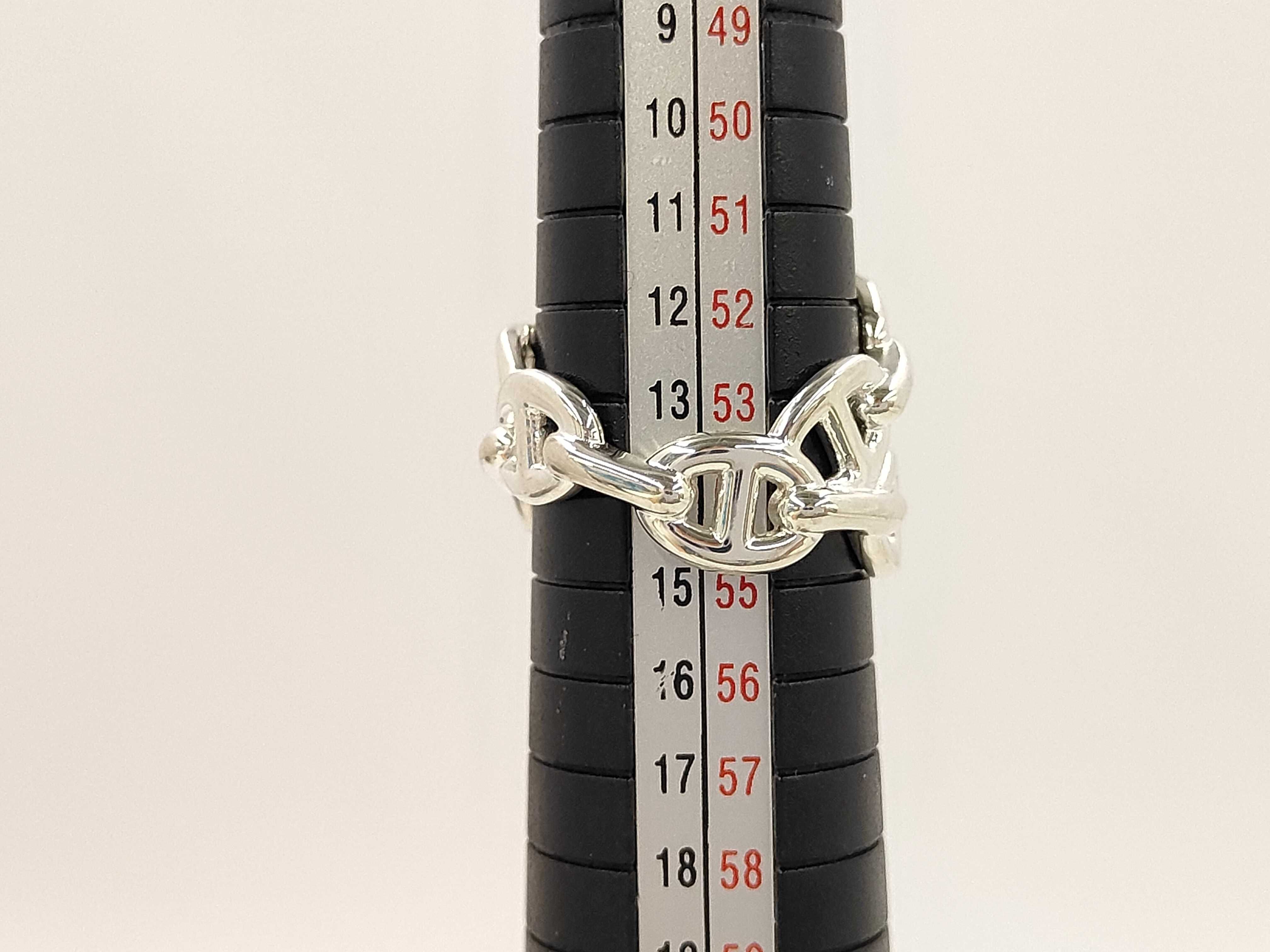 Enchainée Double Ring #54, 925 Sterling Silver, Brand New Ring — view 7