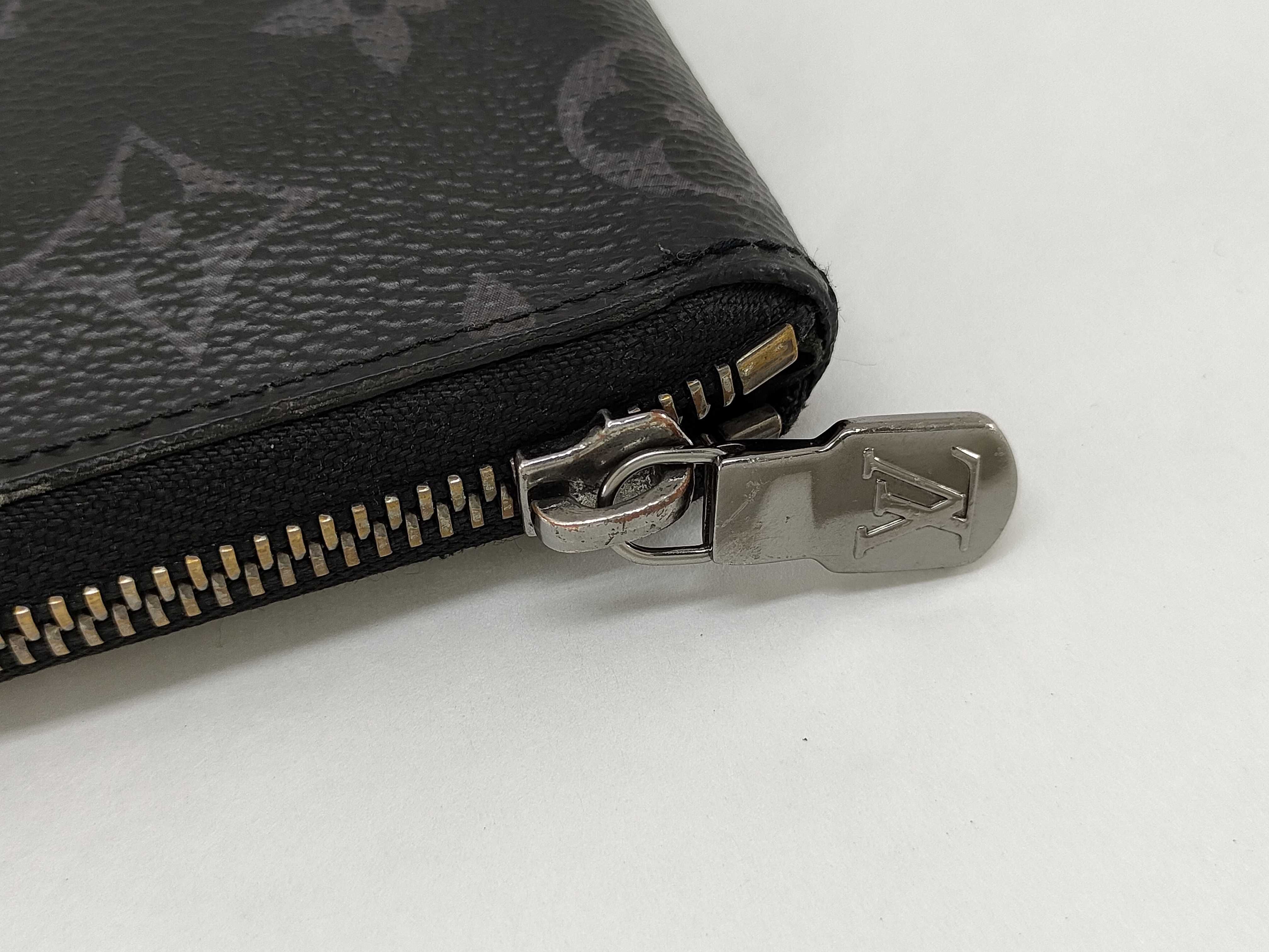Monogram Eclipse Zippy Wallet Vertical M62295 RFID verified wallet — view 8