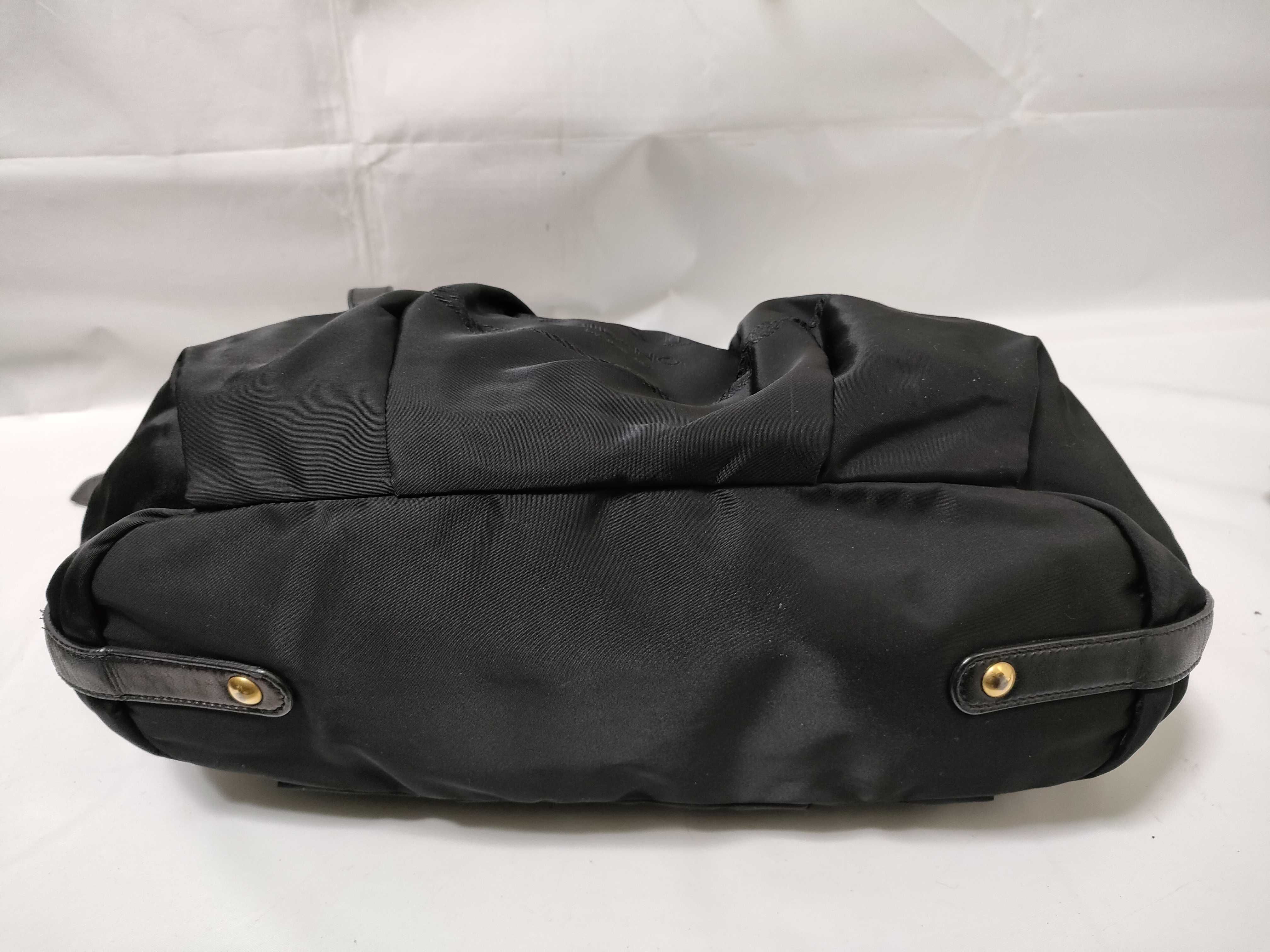 Nylon Leather 2-Way Shoulder Bag — view 8