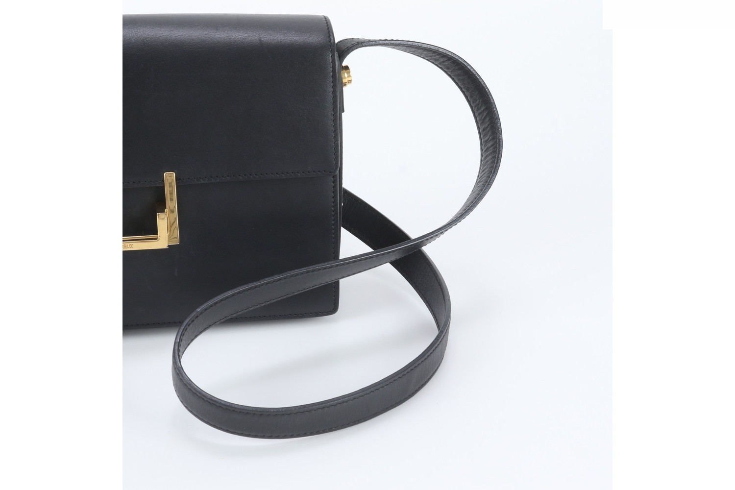 Lulu Classic Leather Shoulder Bag — view 2