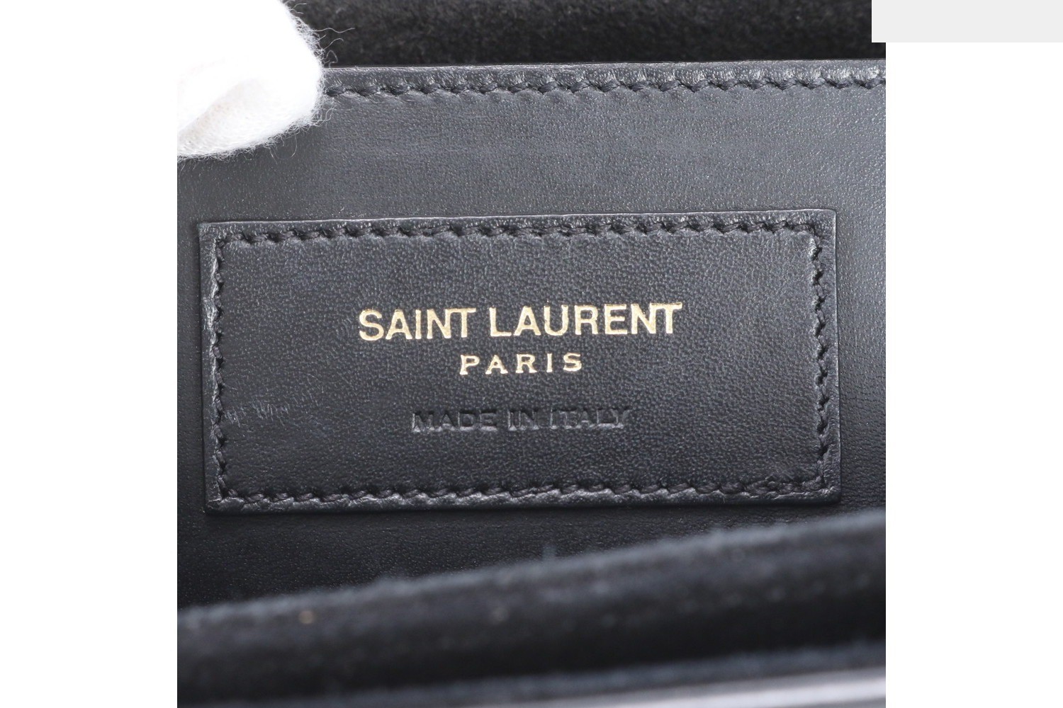 Lulu Classic Leather Shoulder Bag — view 8