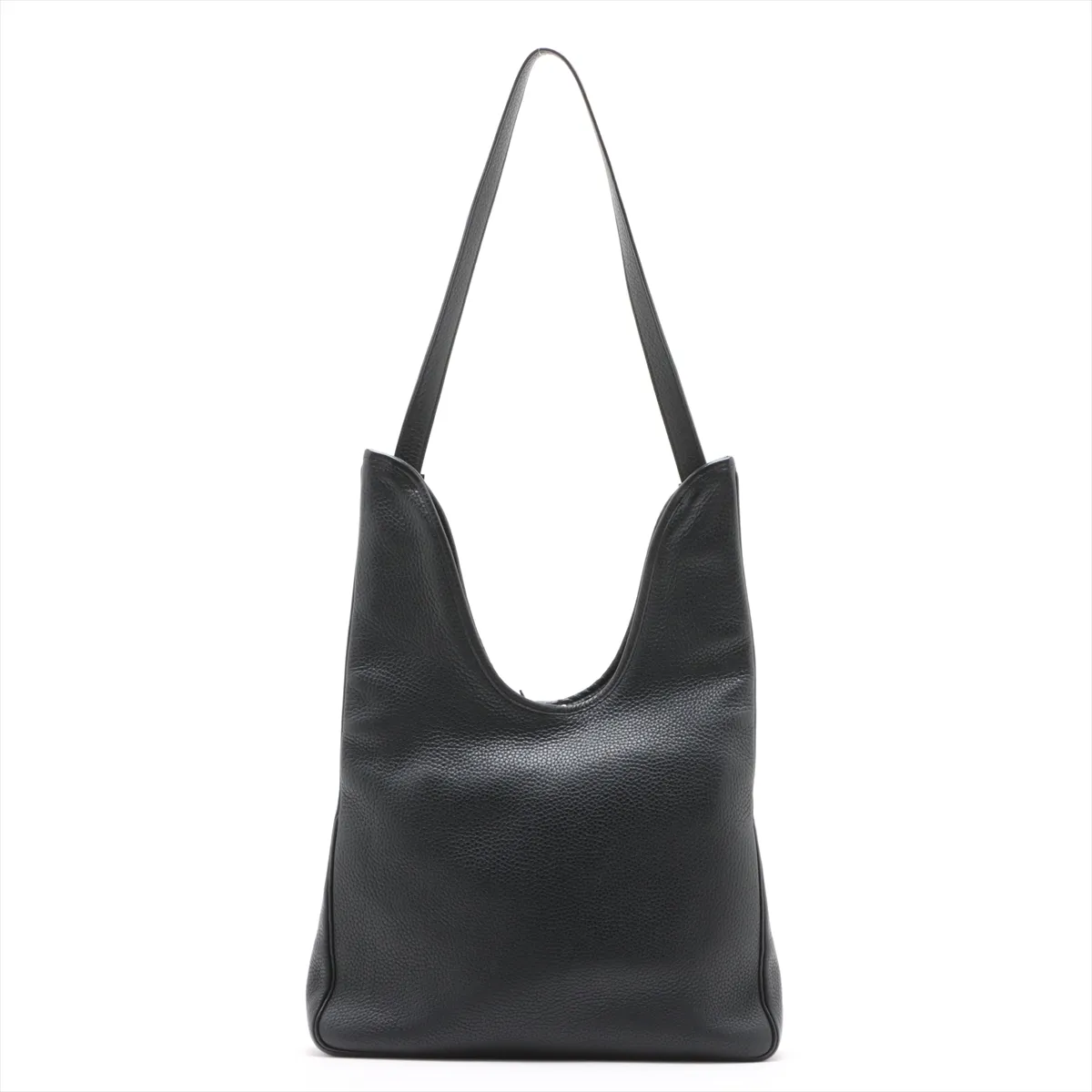 Masai PM Taurillon Clemence Black Silver Hardware J:2006 — view 2