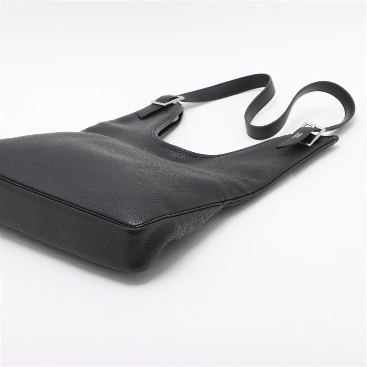 Masai PM Taurillon Clemence Black Silver Hardware J:2006 — view 3