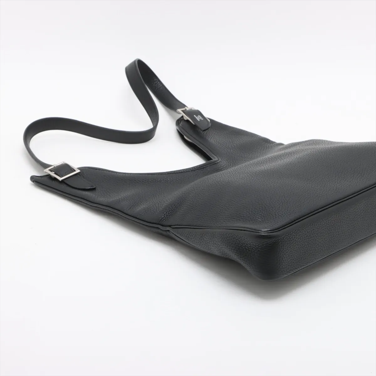 Masai PM Taurillon Clemence Black Silver Hardware J:2006 — view 4