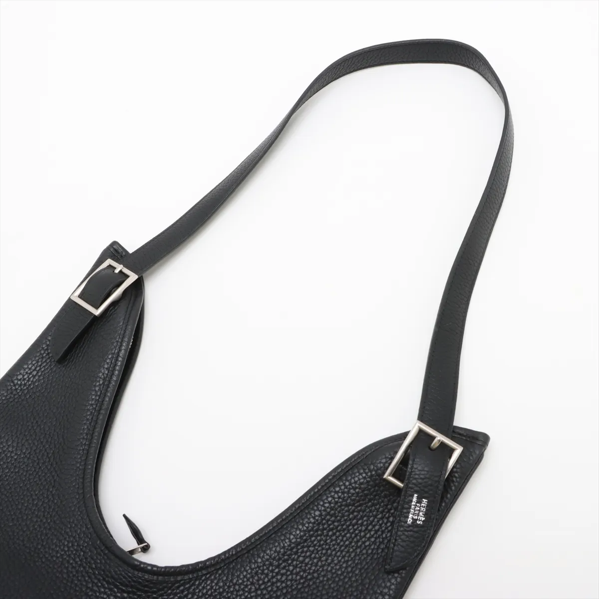 Masai PM Taurillon Clemence Black Silver Hardware J:2006 — view 5