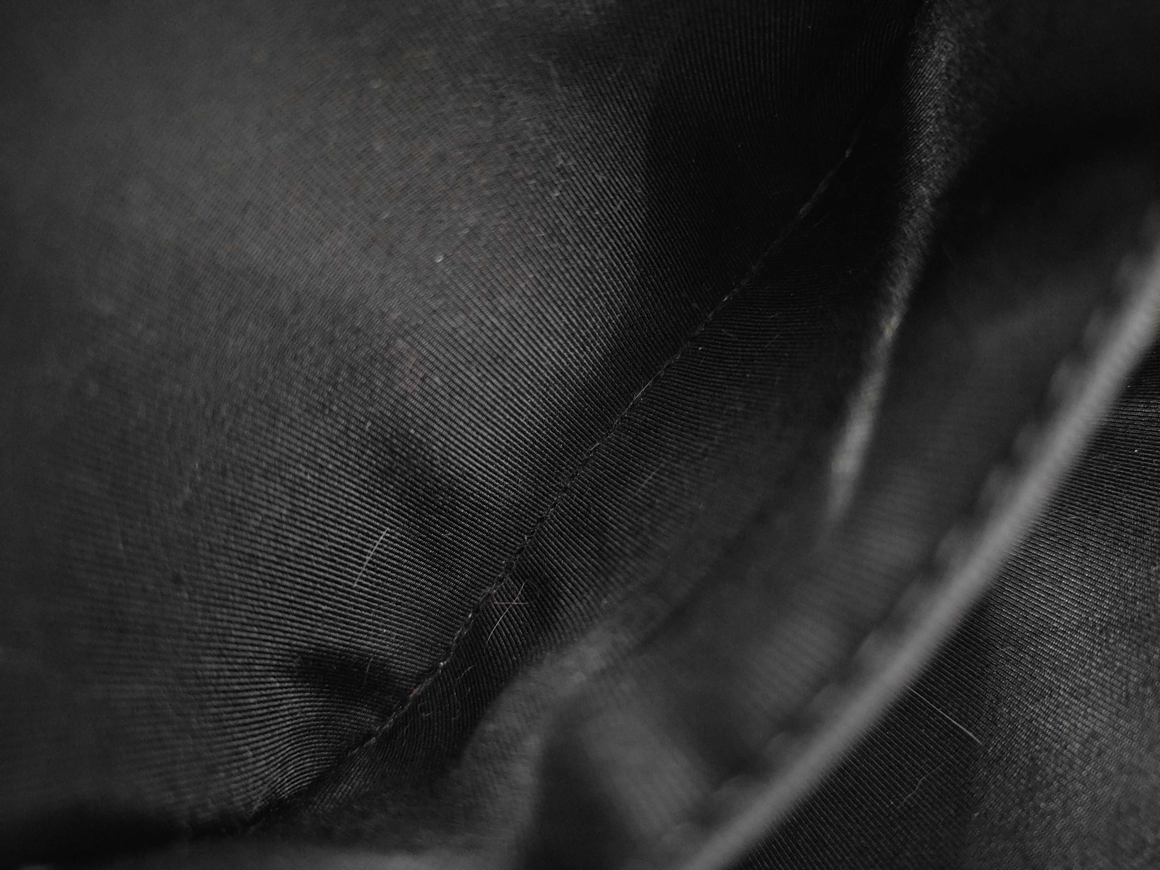 Matelassé Lambskin Body Bag, Black — view 12