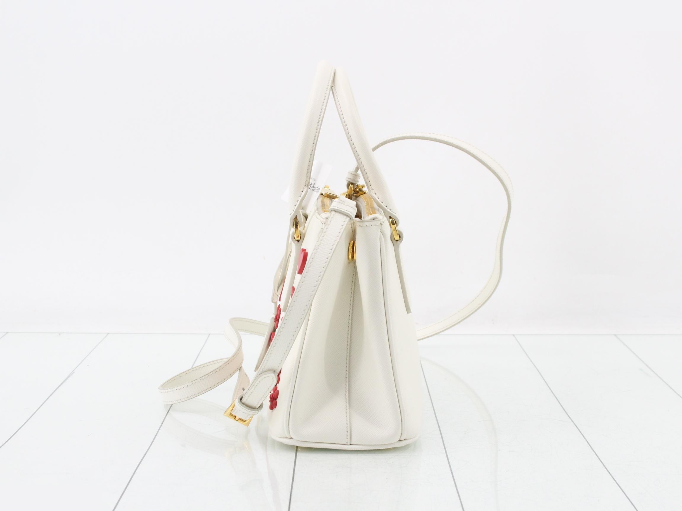 Galleria Saffiano Heart/Plant Motif 2-Way Shoulder/Handbag — view 3