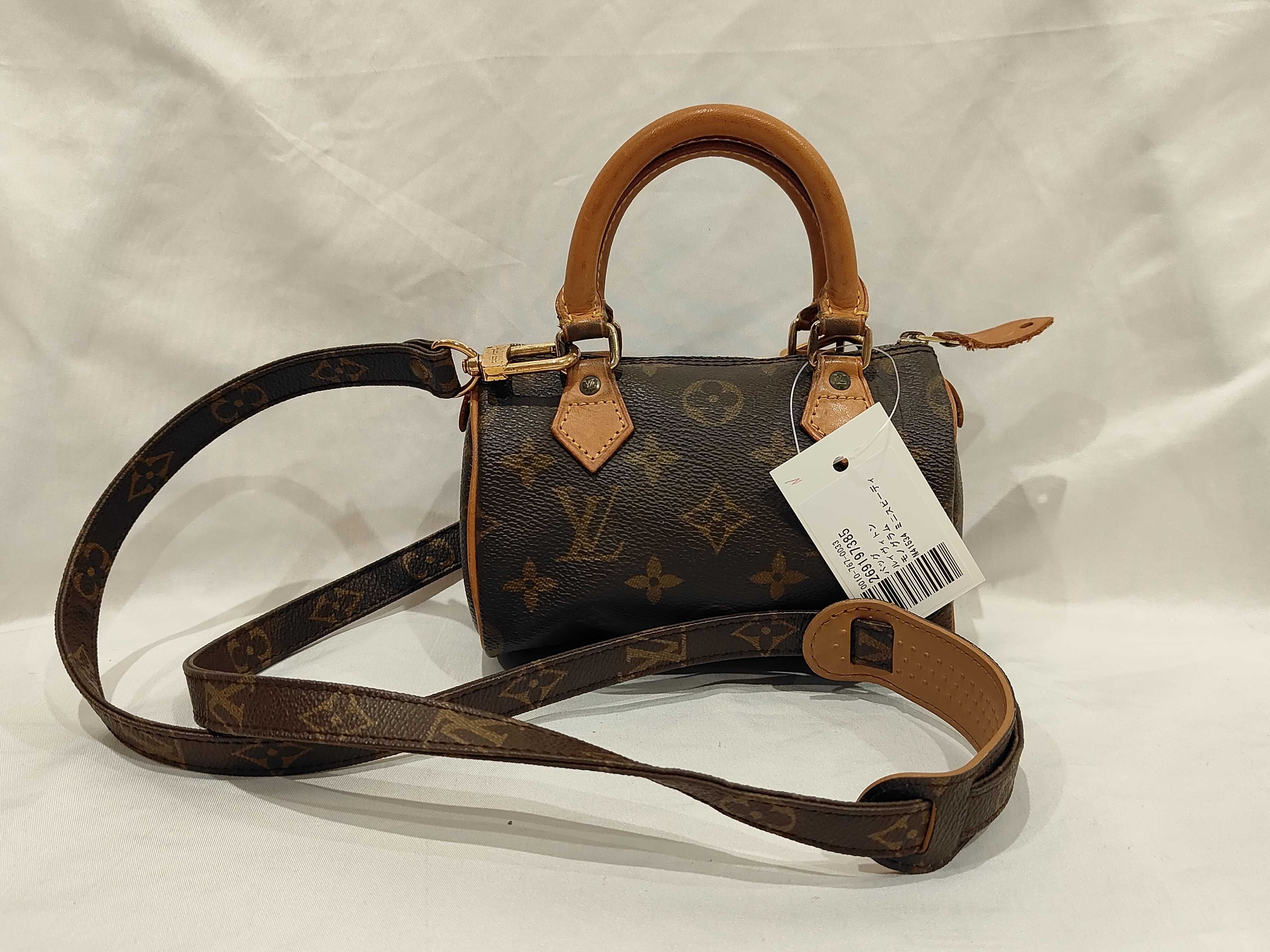 Monogram M41534 Mini Speedy Shoulder Bag