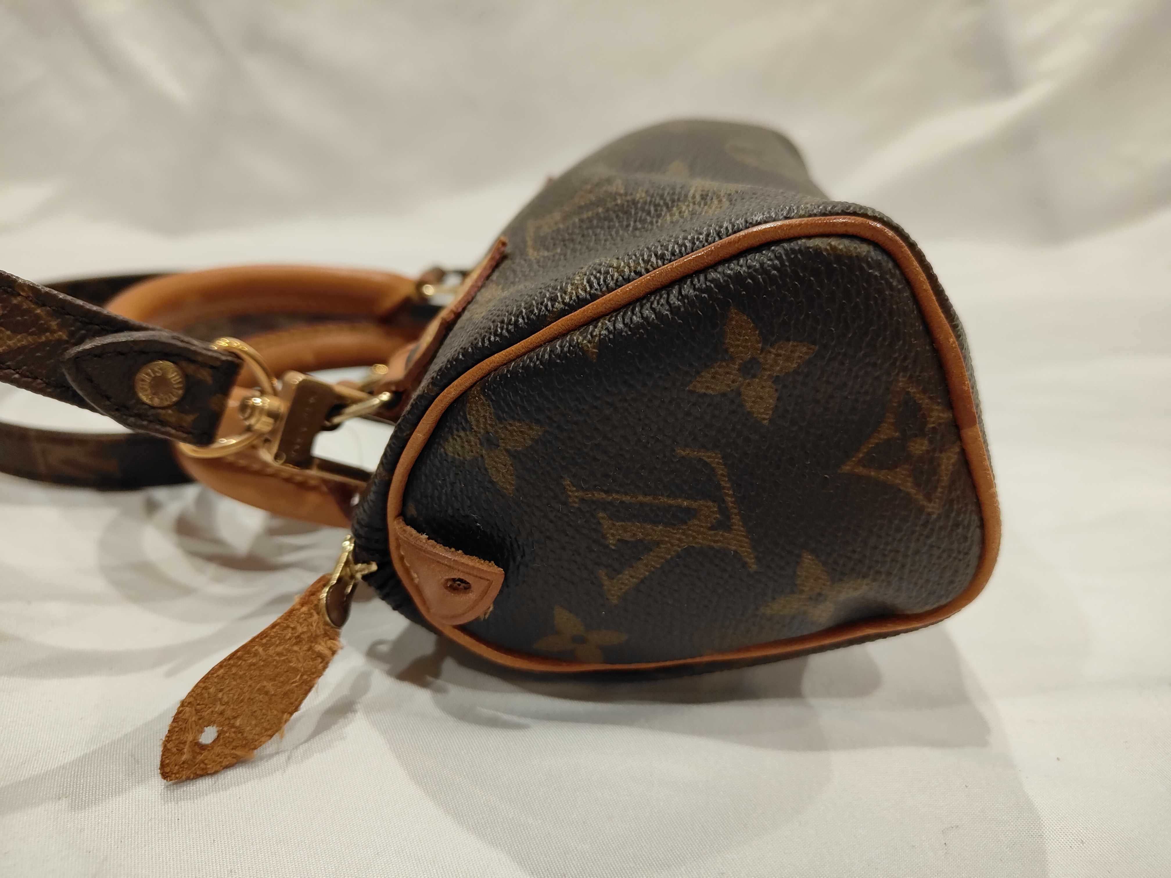 Monogram M41534 Mini Speedy Shoulder Bag — view 6