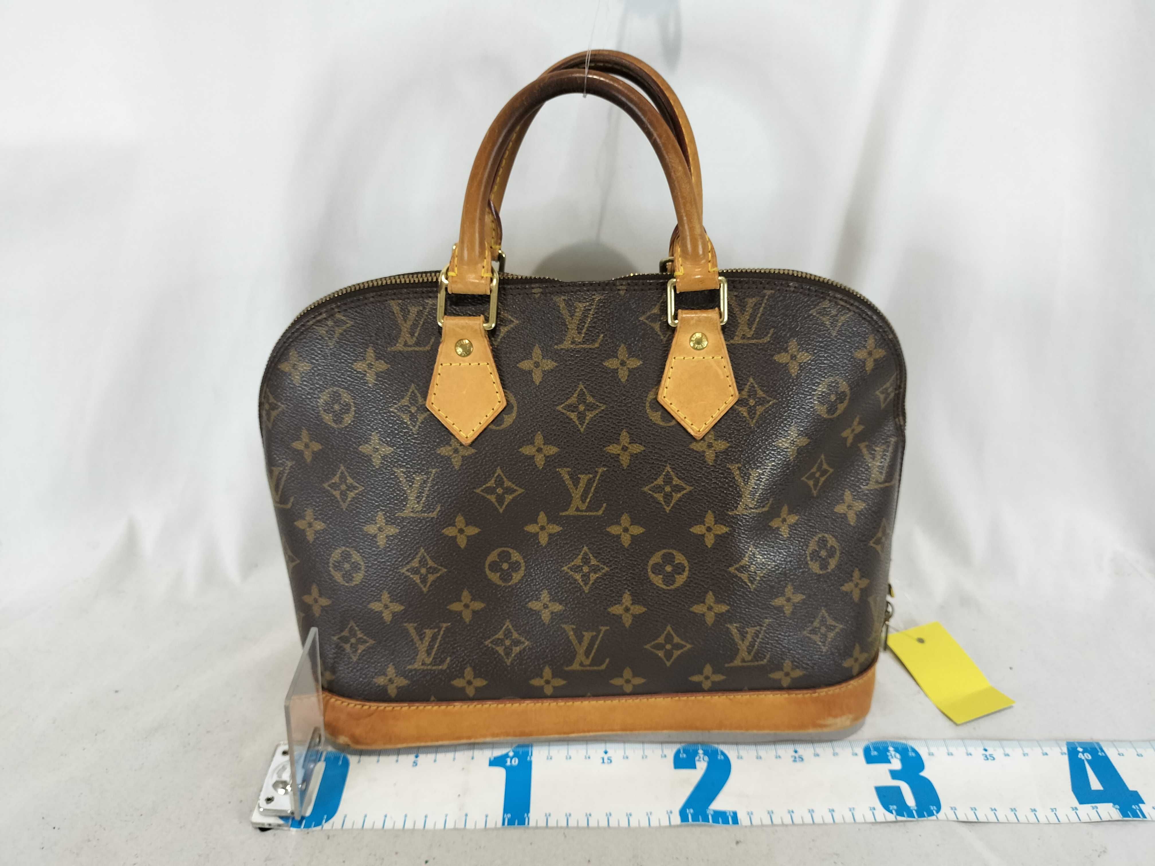 Monogram Alma Handbag with Padlock — view 2