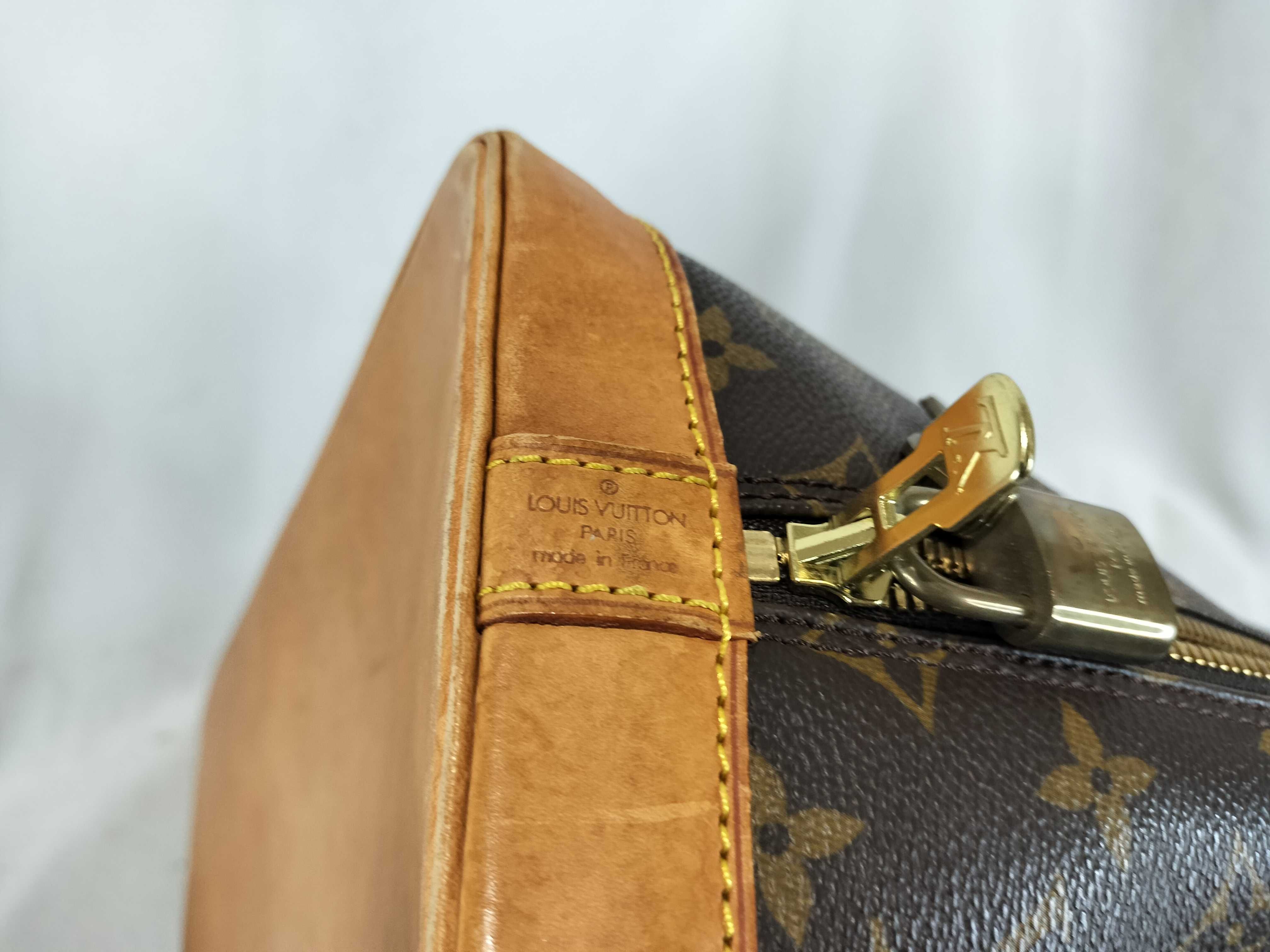 Monogram Alma Handbag with Padlock — view 13