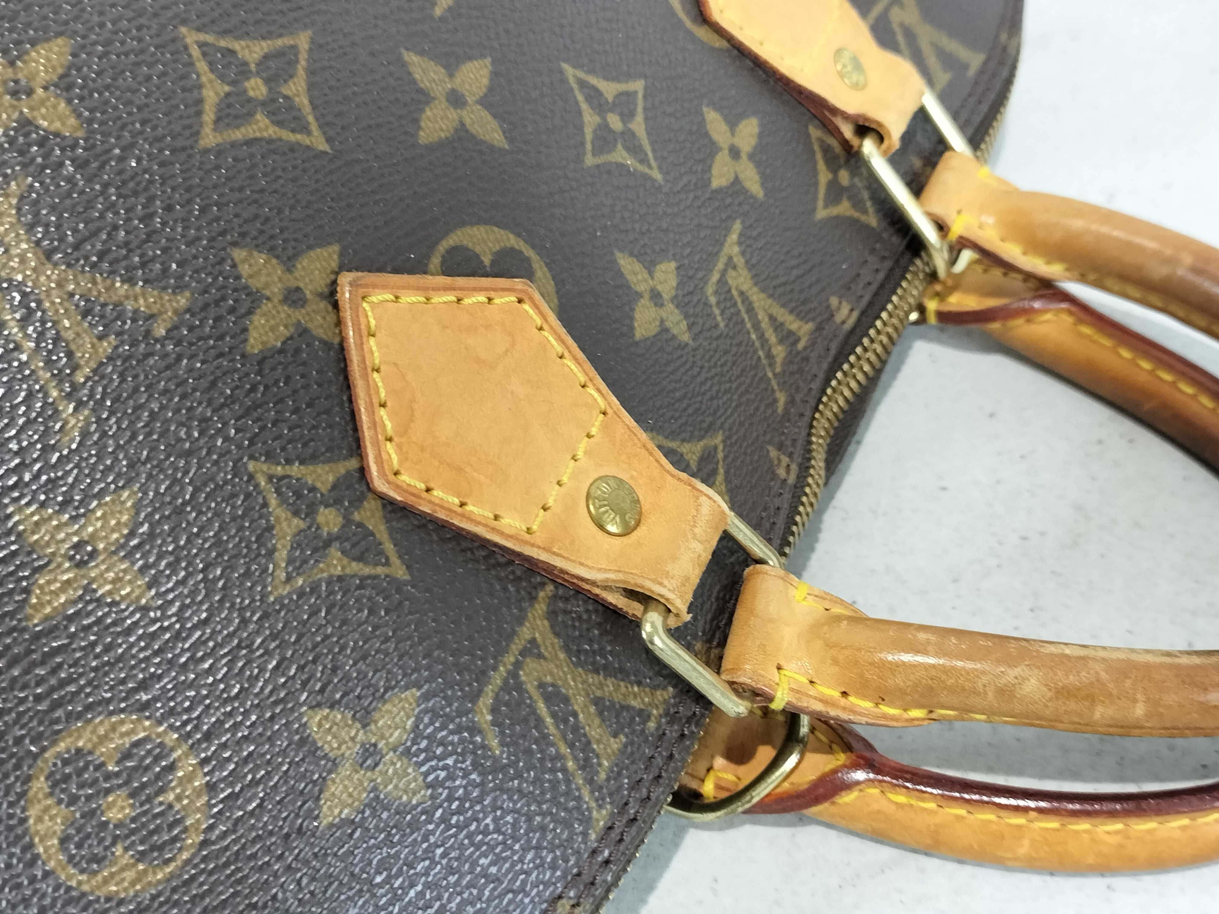 Monogram Alma Handbag with Padlock — view 5