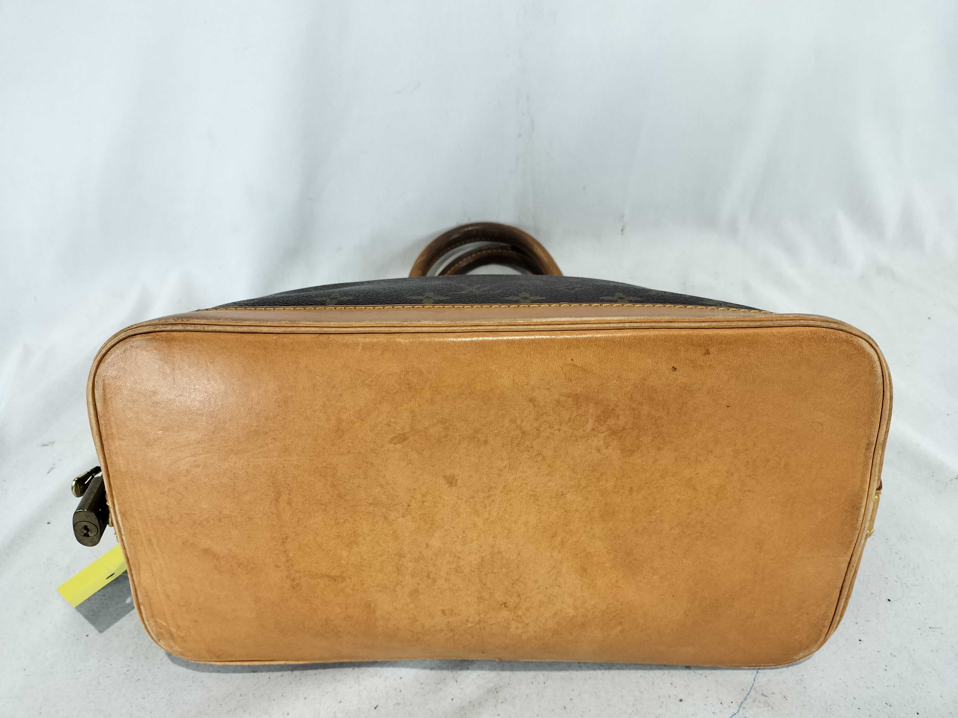 Monogram Alma Handbag with Padlock — view 7