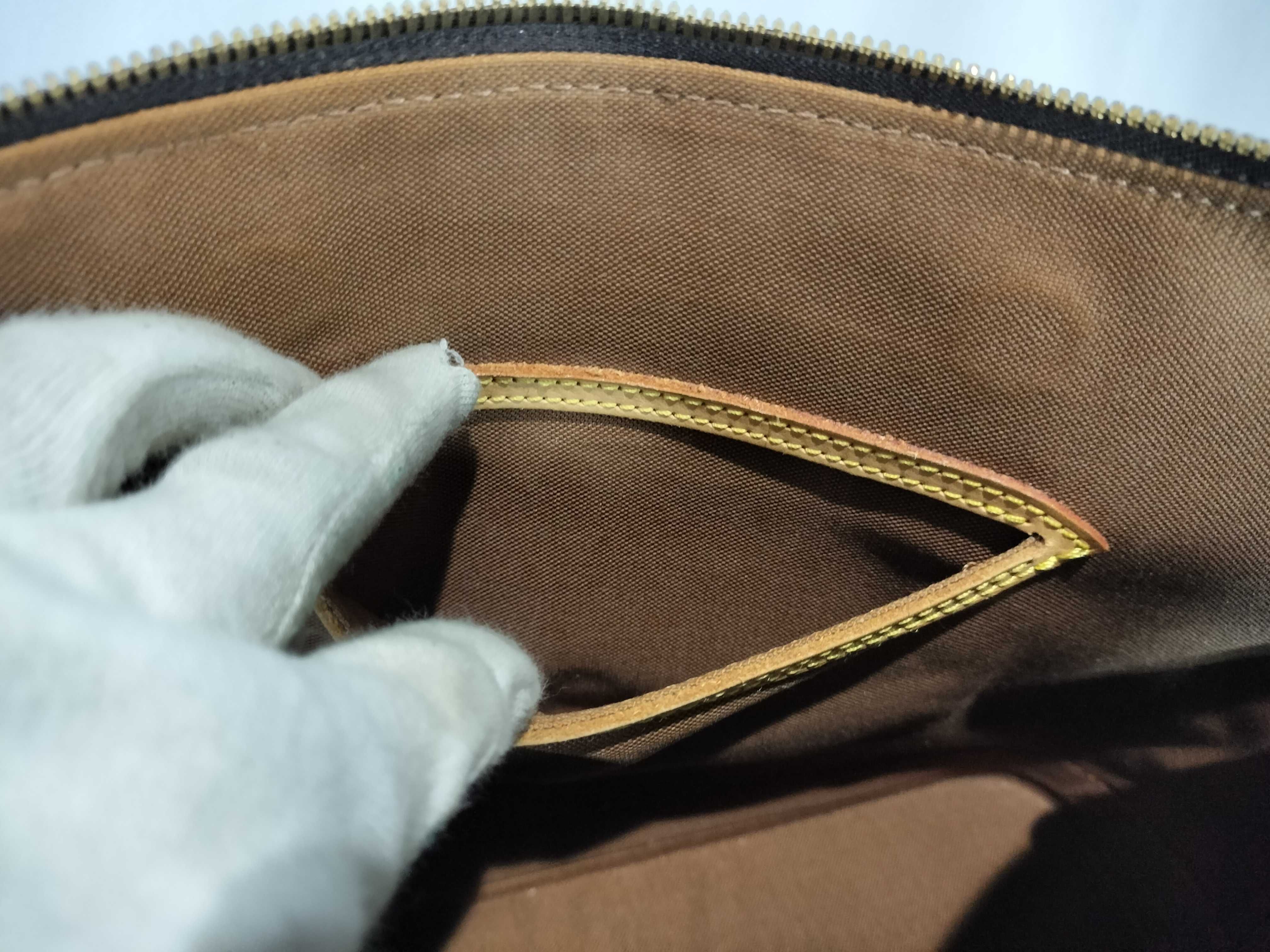 Monogram Alma Handbag with Padlock — view 10