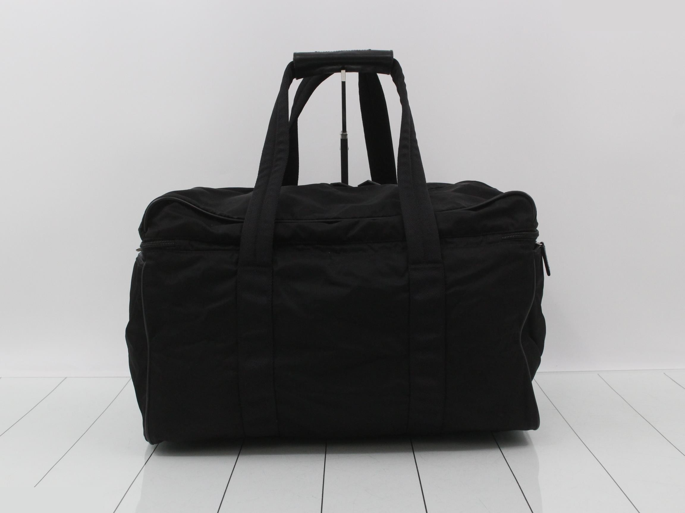 Nylon bag/Boston bag, black — view 2