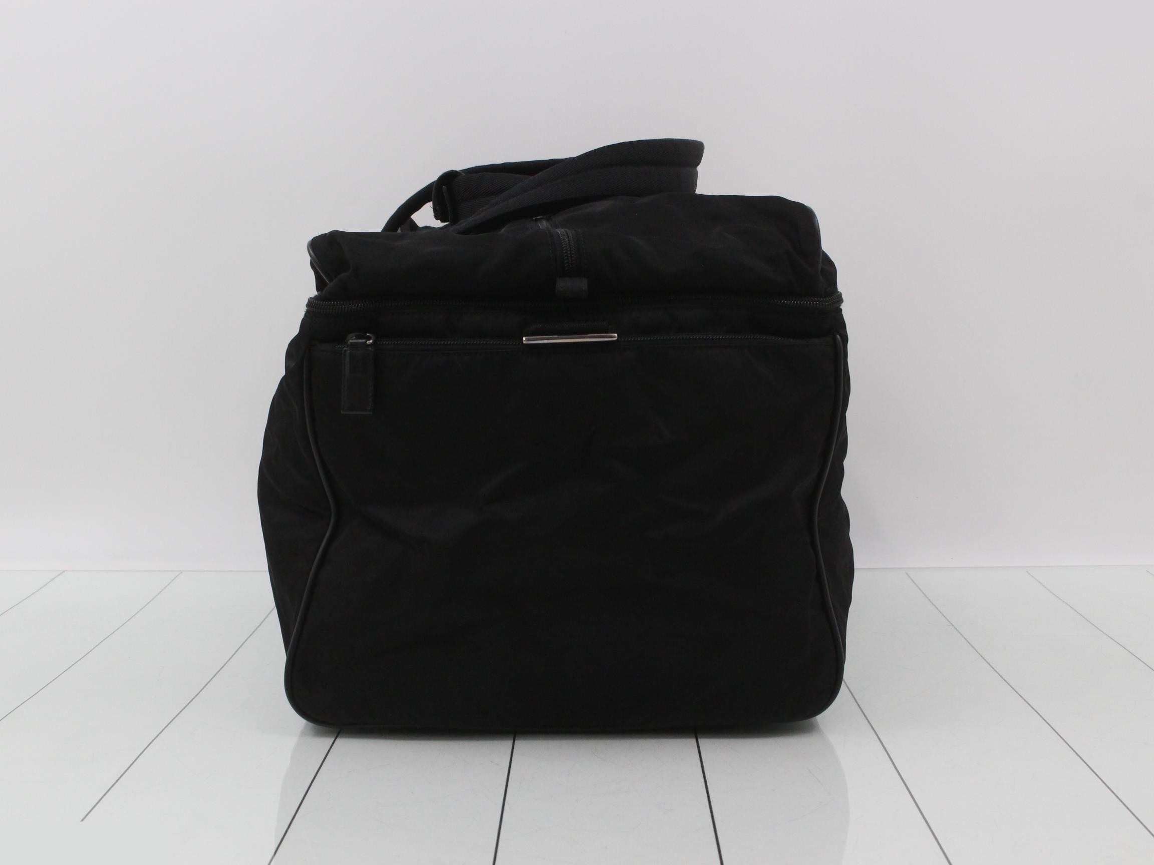 Nylon bag/Boston bag, black — view 3