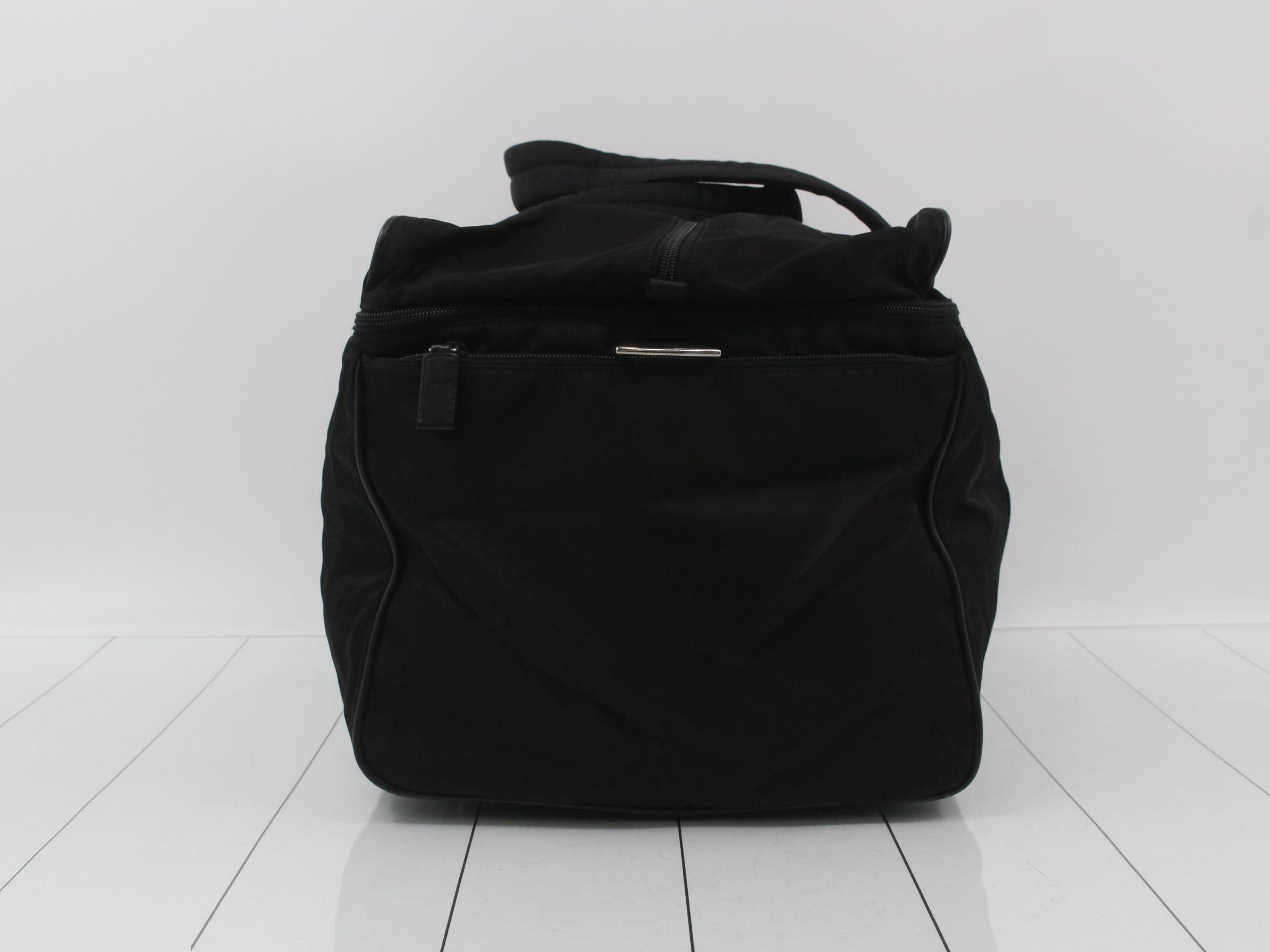 Nylon bag/Boston bag, black — view 4