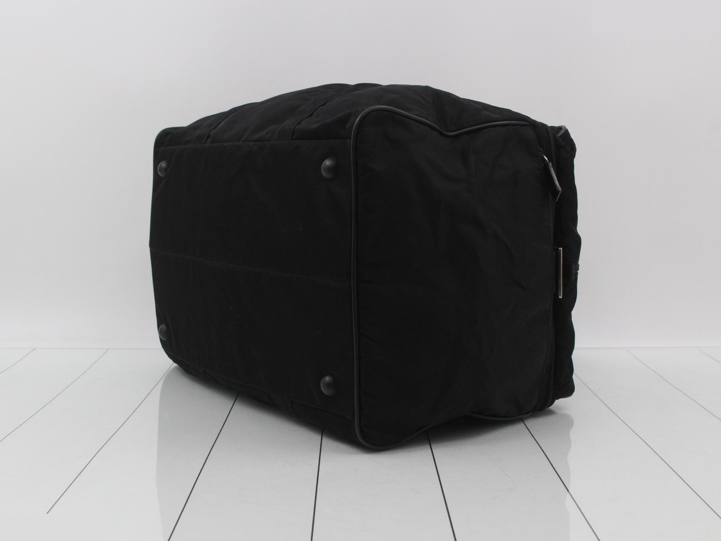 Nylon bag/Boston bag, black — view 6