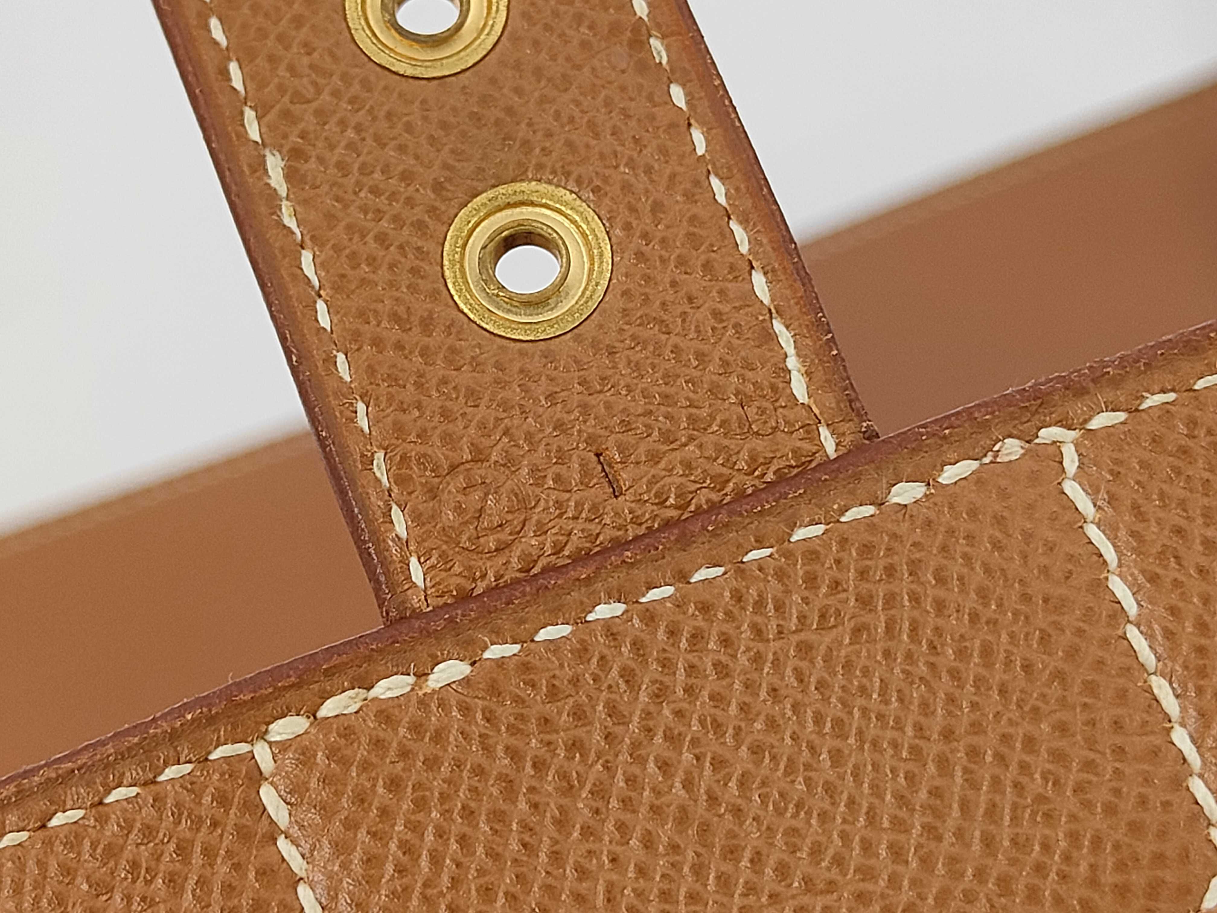 Sac à Dépêches 41 A Beige Gold Hardware Business Bag — view 11