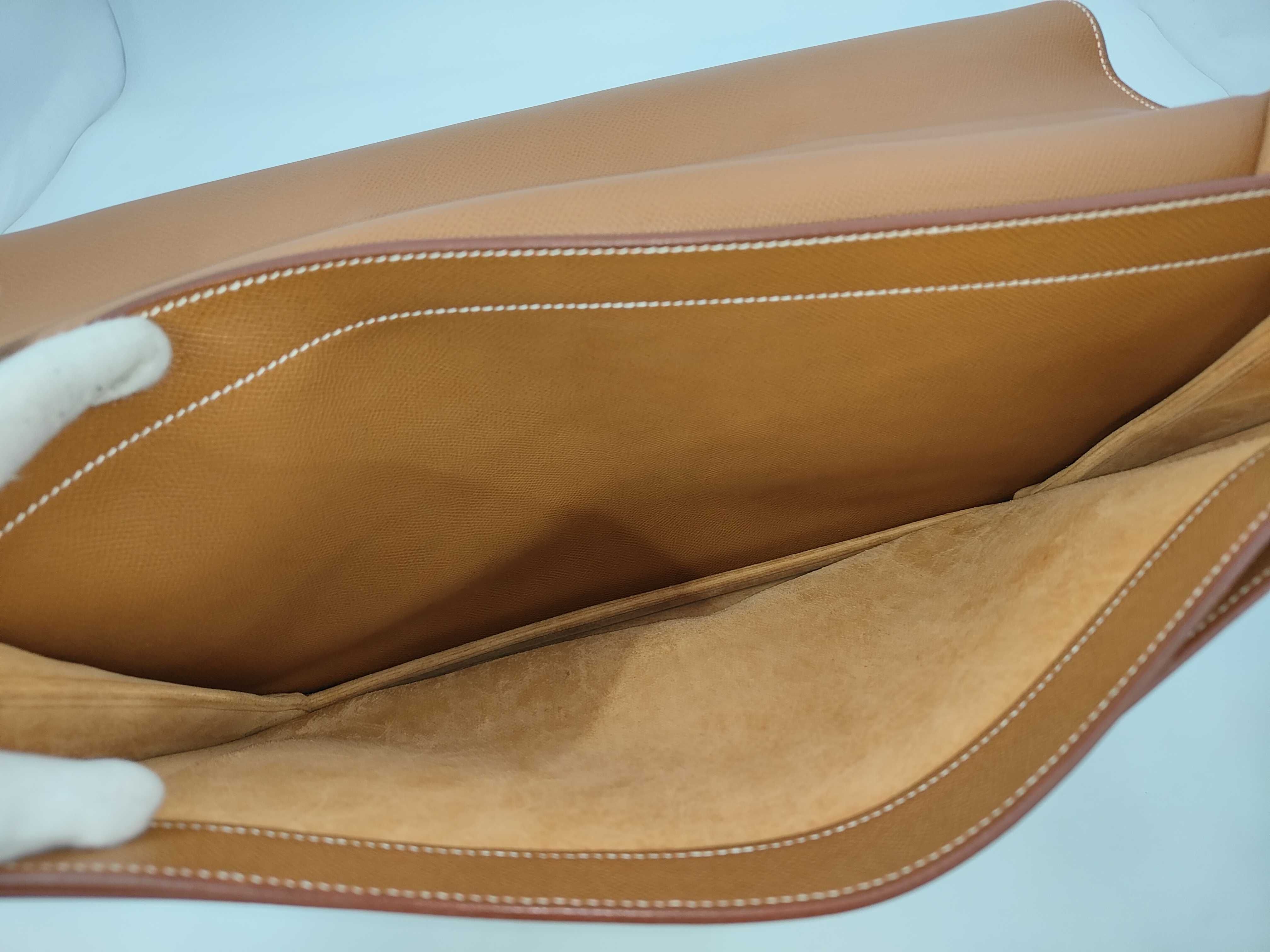 Sac à Dépêches 41 A Beige Gold Hardware Business Bag — view 10