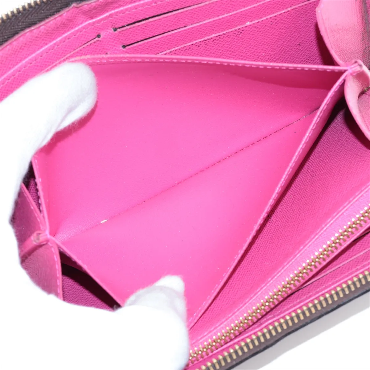 Monogram Lovelock Zippy Wallet M64116 MI4148 Pink Round Zip Wallet — view 6