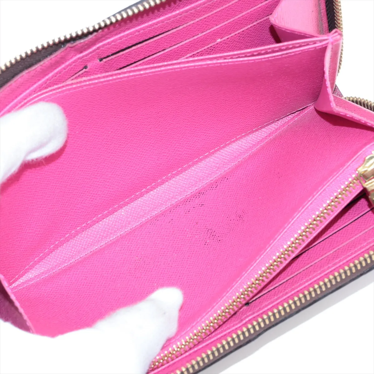 Monogram Lovelock Zippy Wallet M64116 MI4148 Pink Round Zip Wallet — view 7