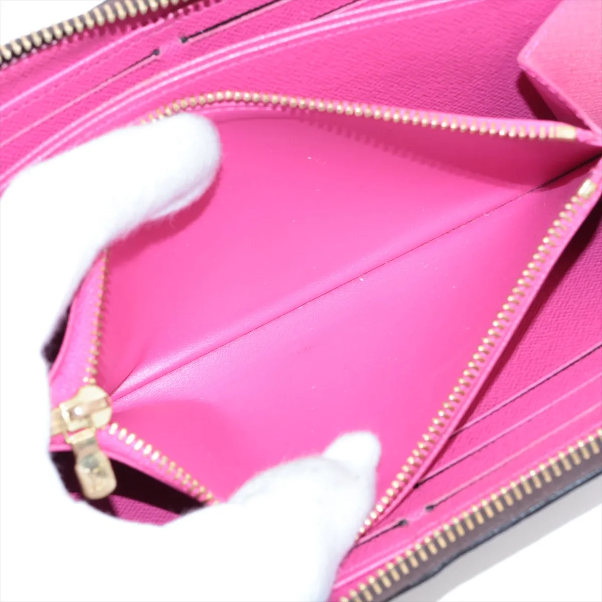 Monogram Lovelock Zippy Wallet M64116 MI4148 Pink Round Zip Wallet — view 9