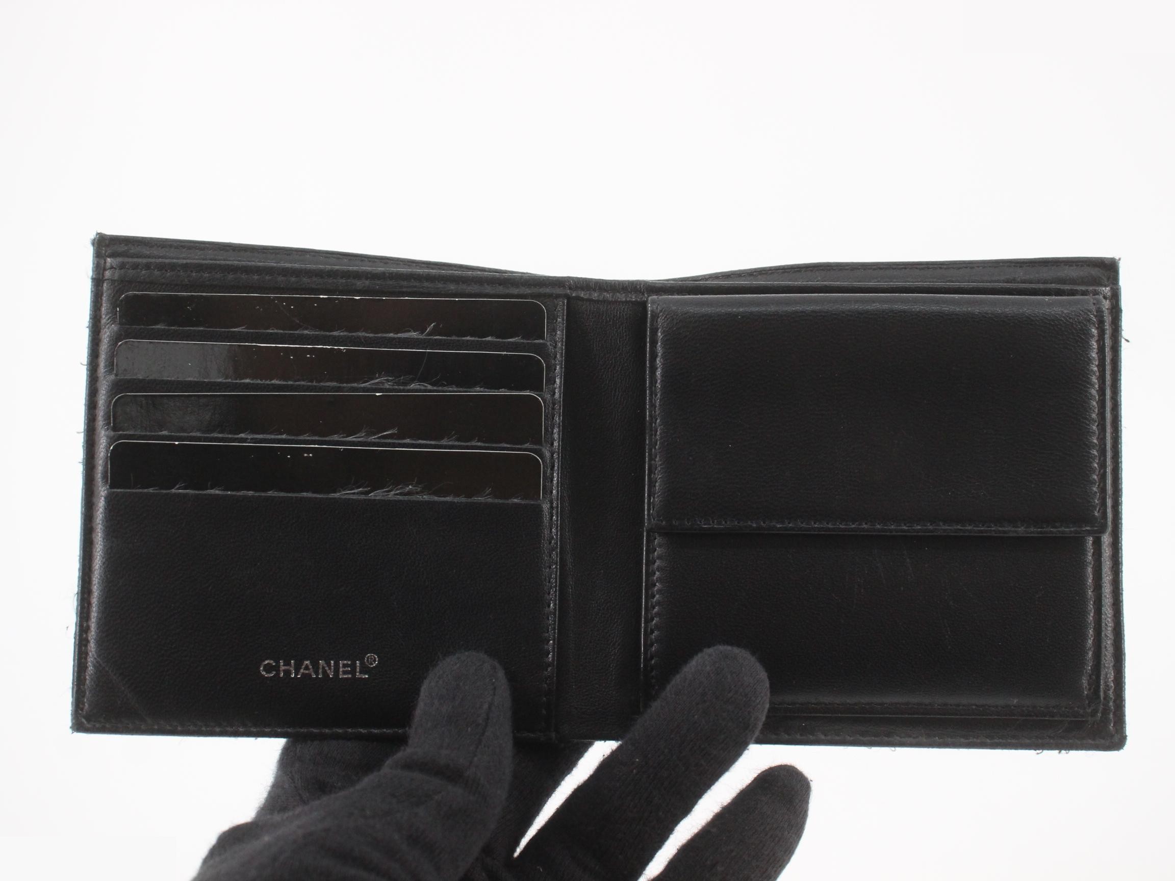 New Travel Line Bi-fold Wallet, Black — view 4