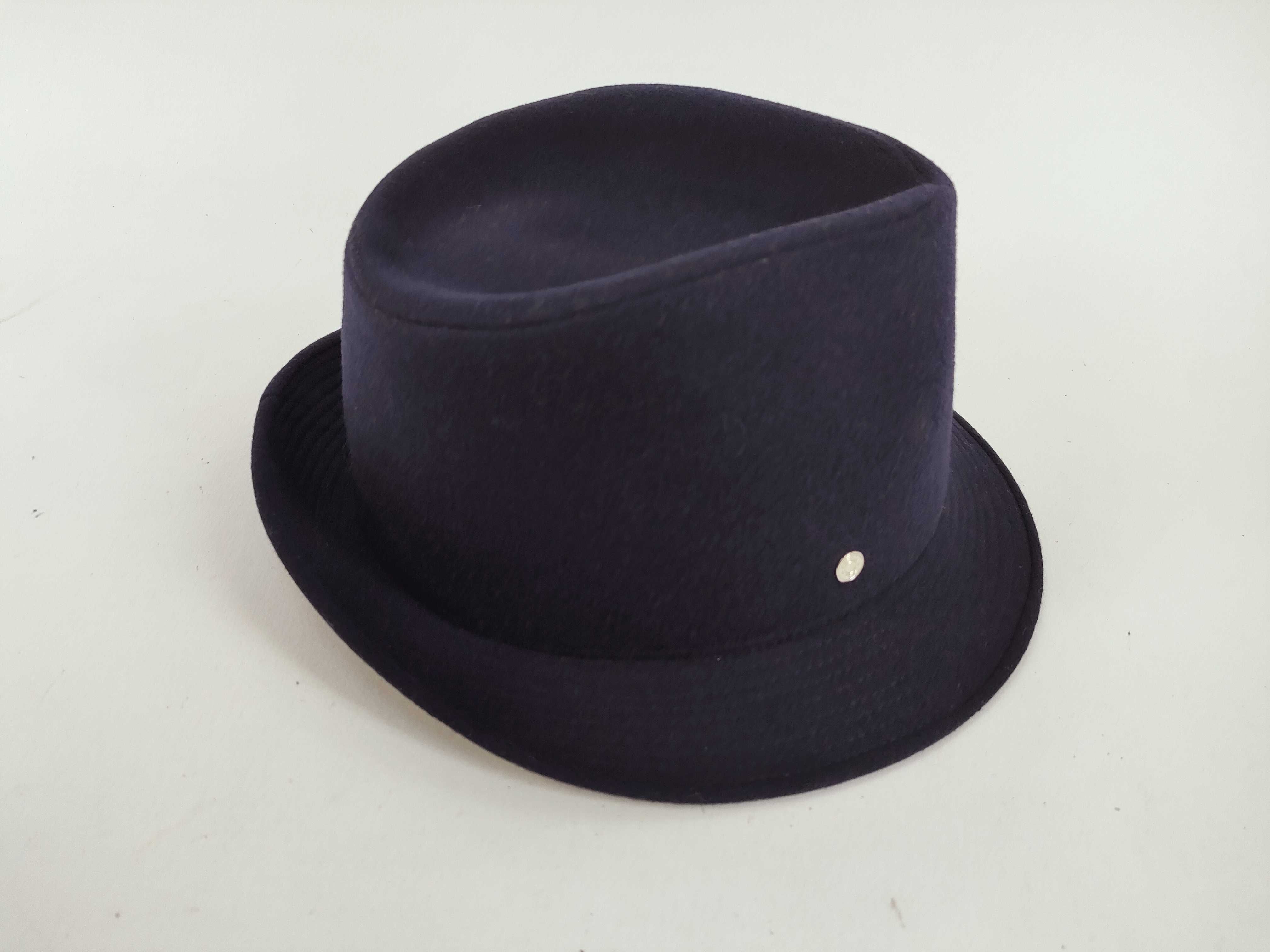 Cleaned Sellier Fedora Hat, Cashmere, Size 57, Hermes Other Accessories — view 4