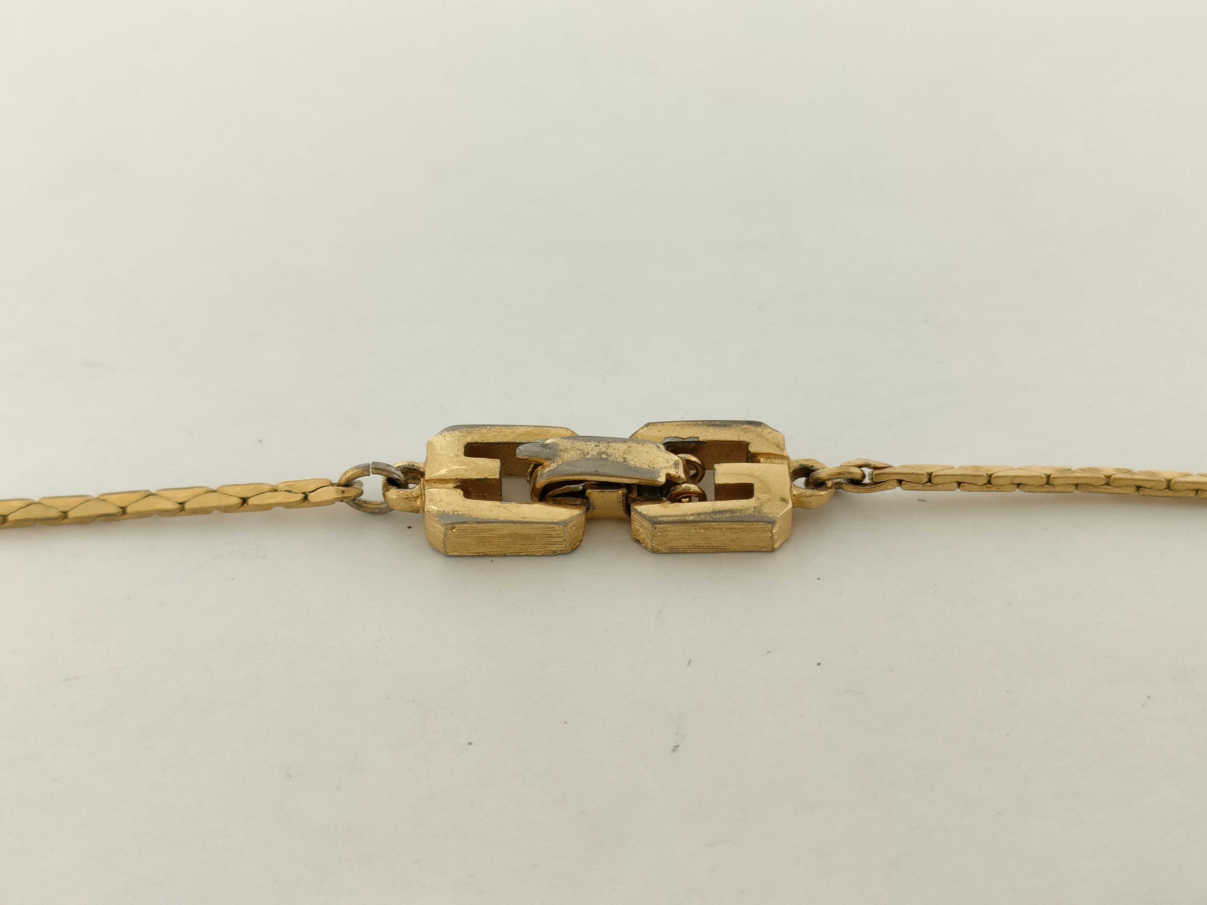 GG Logo Vintage Ivory Gold Necklace — view 4