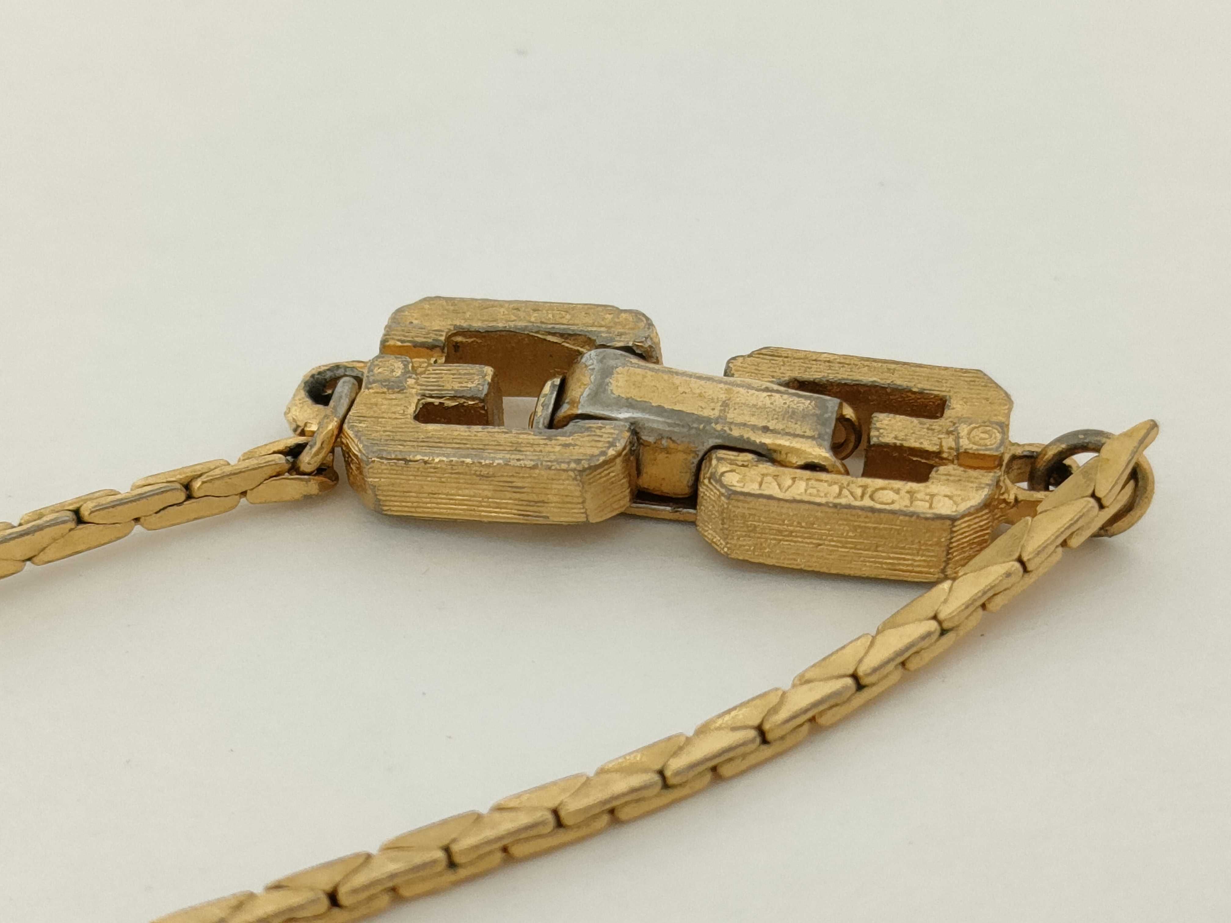 GG Logo Vintage Ivory Gold Necklace — view 10