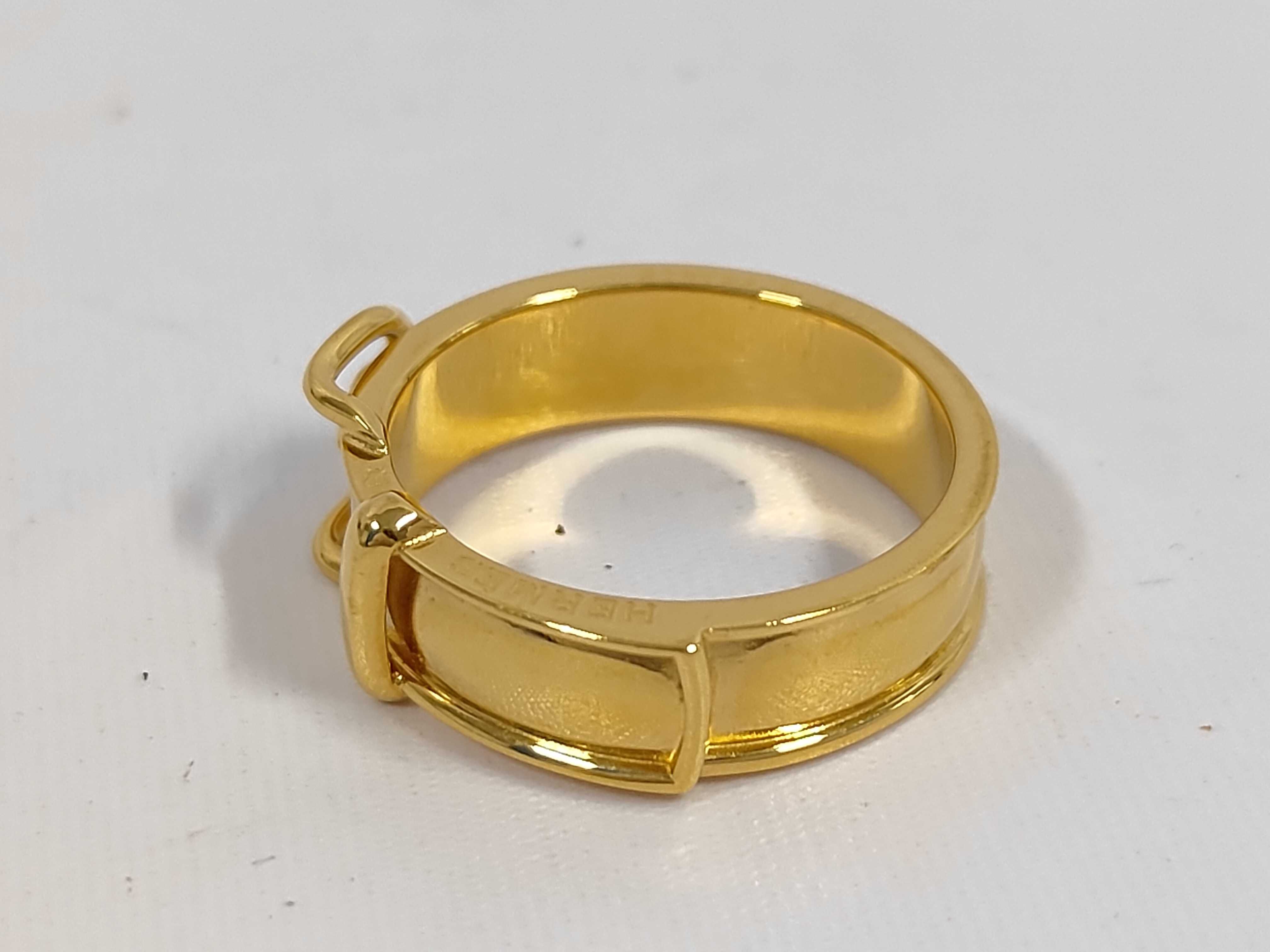 Boucles Sellier Scarf Ring, Gold, Other Accessories — view 2