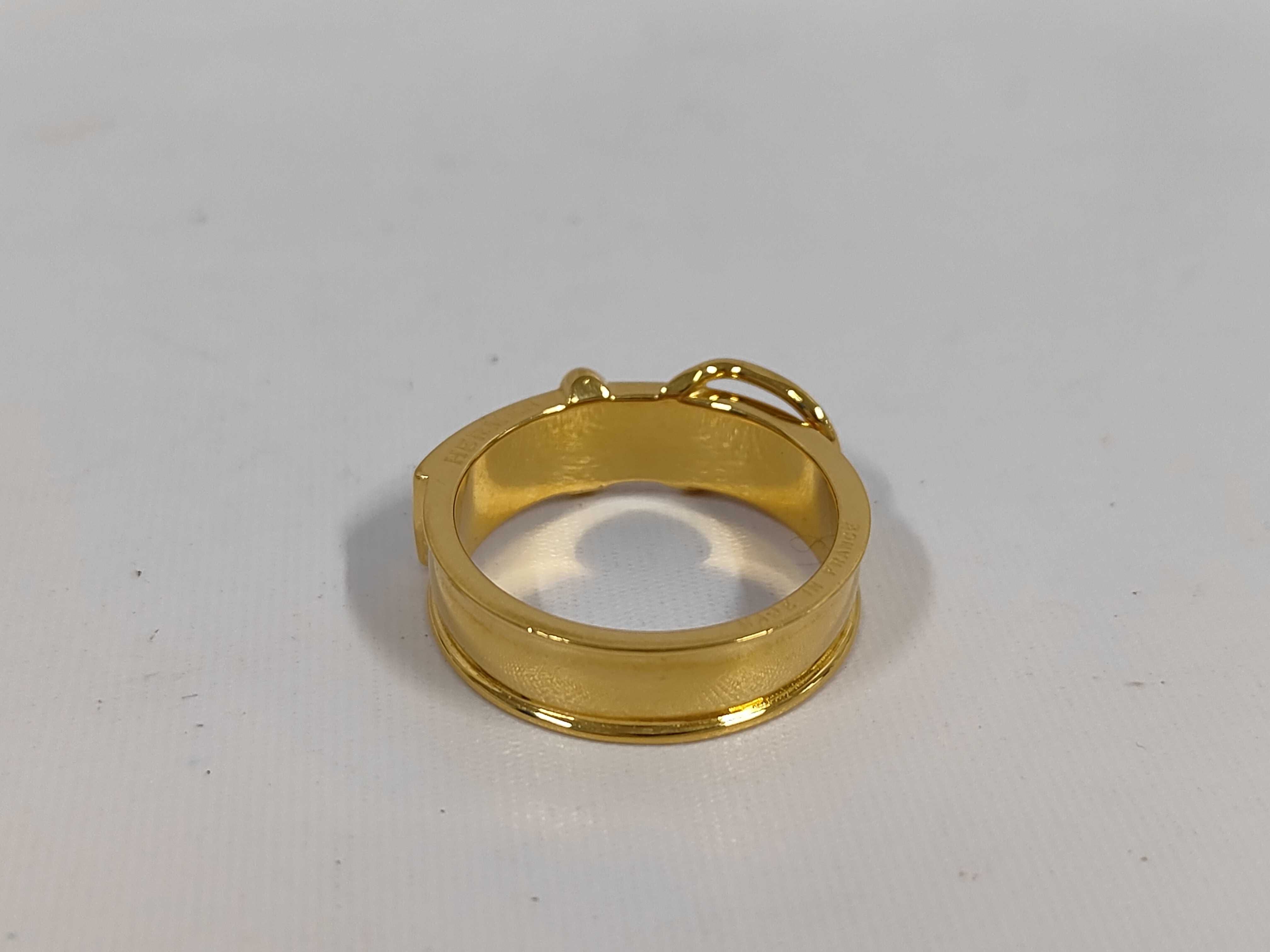 Boucles Sellier Scarf Ring, Gold, Other Accessories — view 3