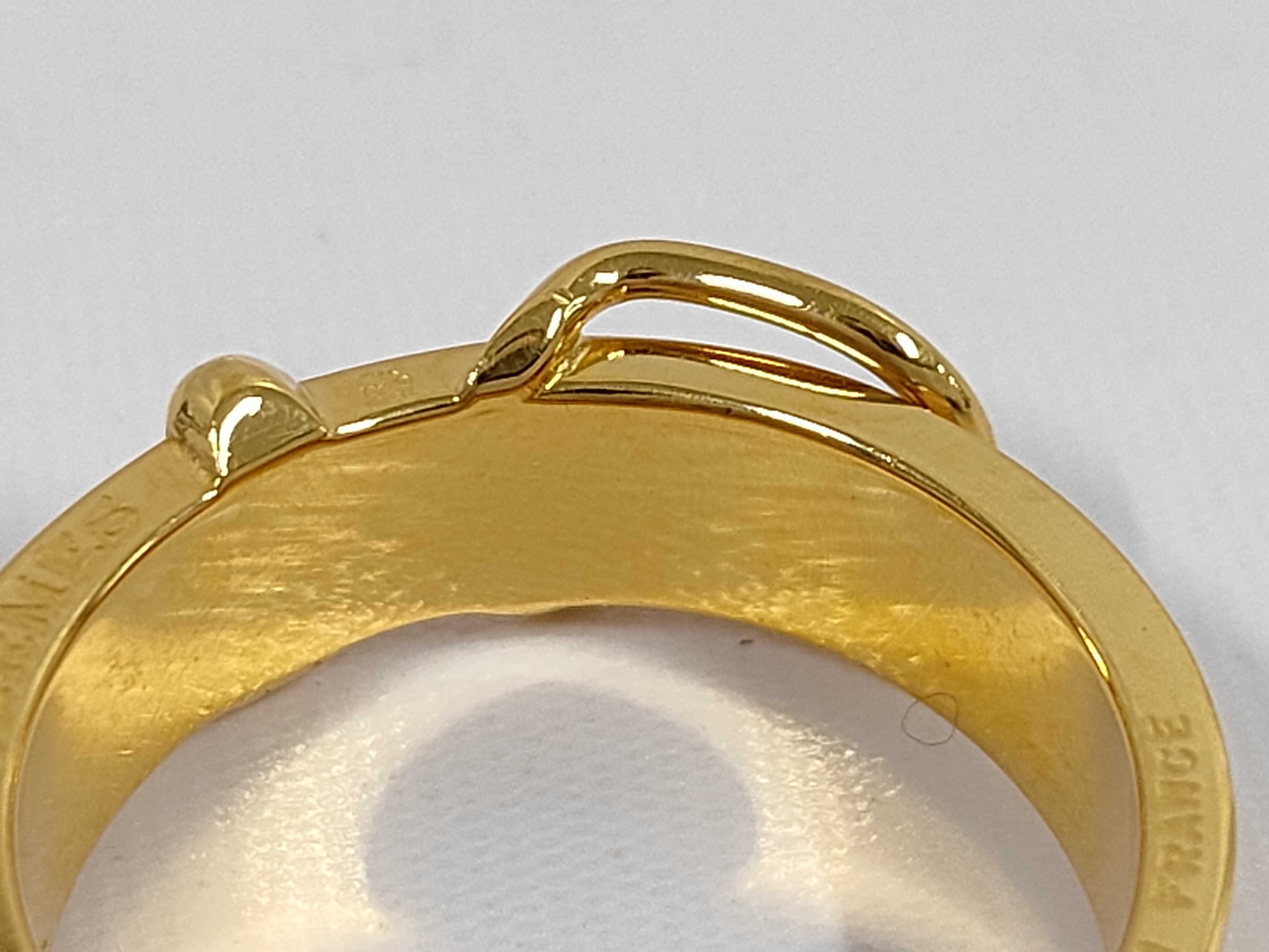 Boucles Sellier Scarf Ring, Gold, Other Accessories — view 8
