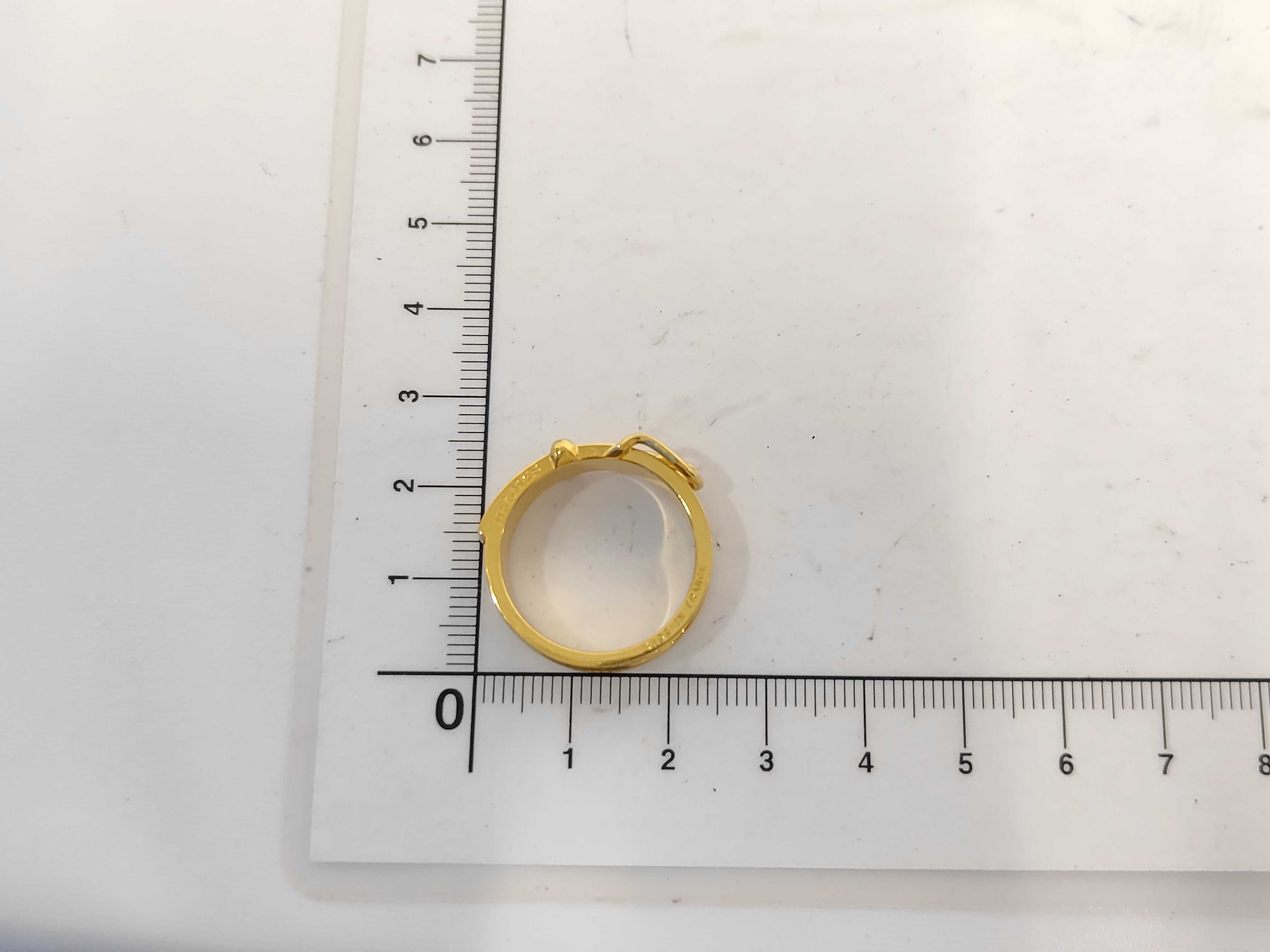 Boucles Sellier Scarf Ring, Gold, Other Accessories — view 9
