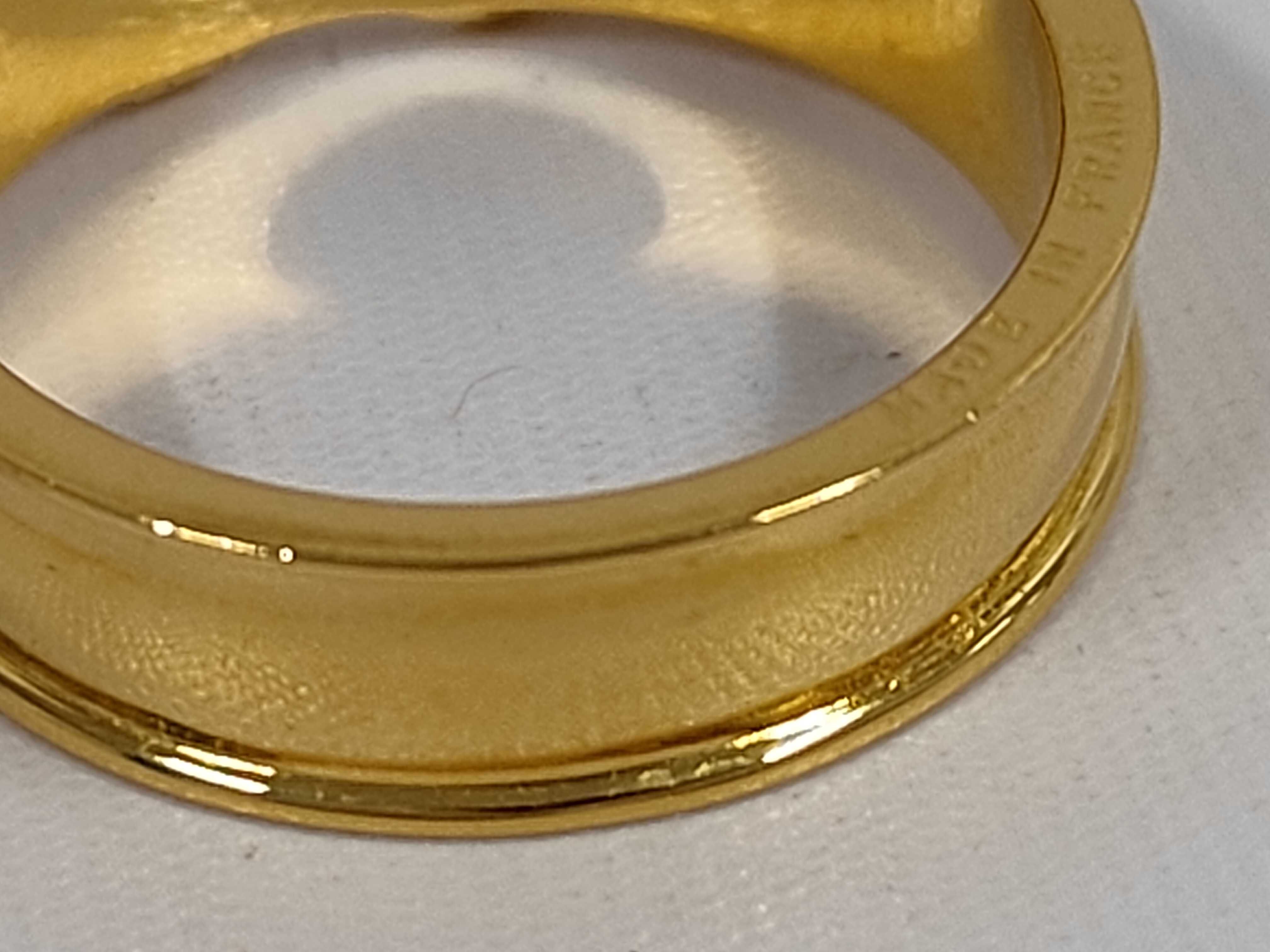 Boucles Sellier Scarf Ring, Gold, Other Accessories — view 10